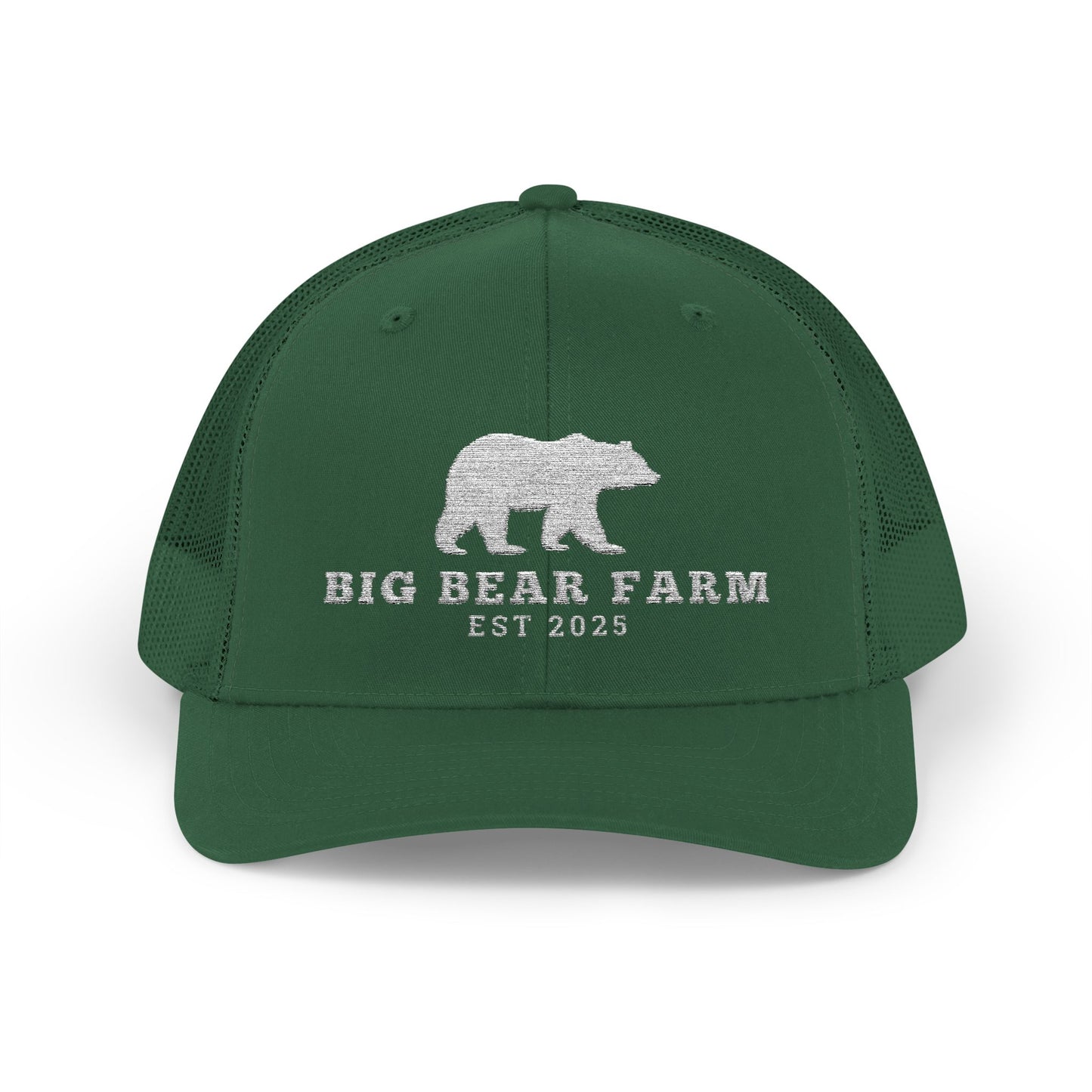 INSPIRED B B FARM W Trucker Cap  Embroidered Mesh Snapback
