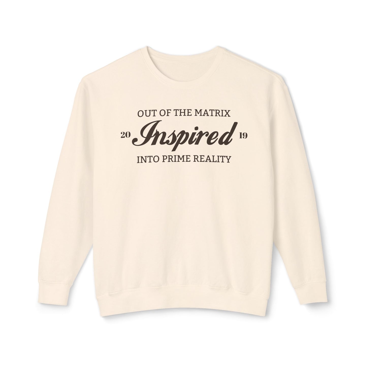 INSPIRED PRIME REALITY Unisex Lightweight Crewneck Sweatshirt