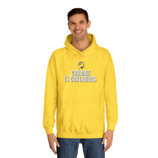 NSPIRED Courage Is Contagious M UNISEX Hoodie
