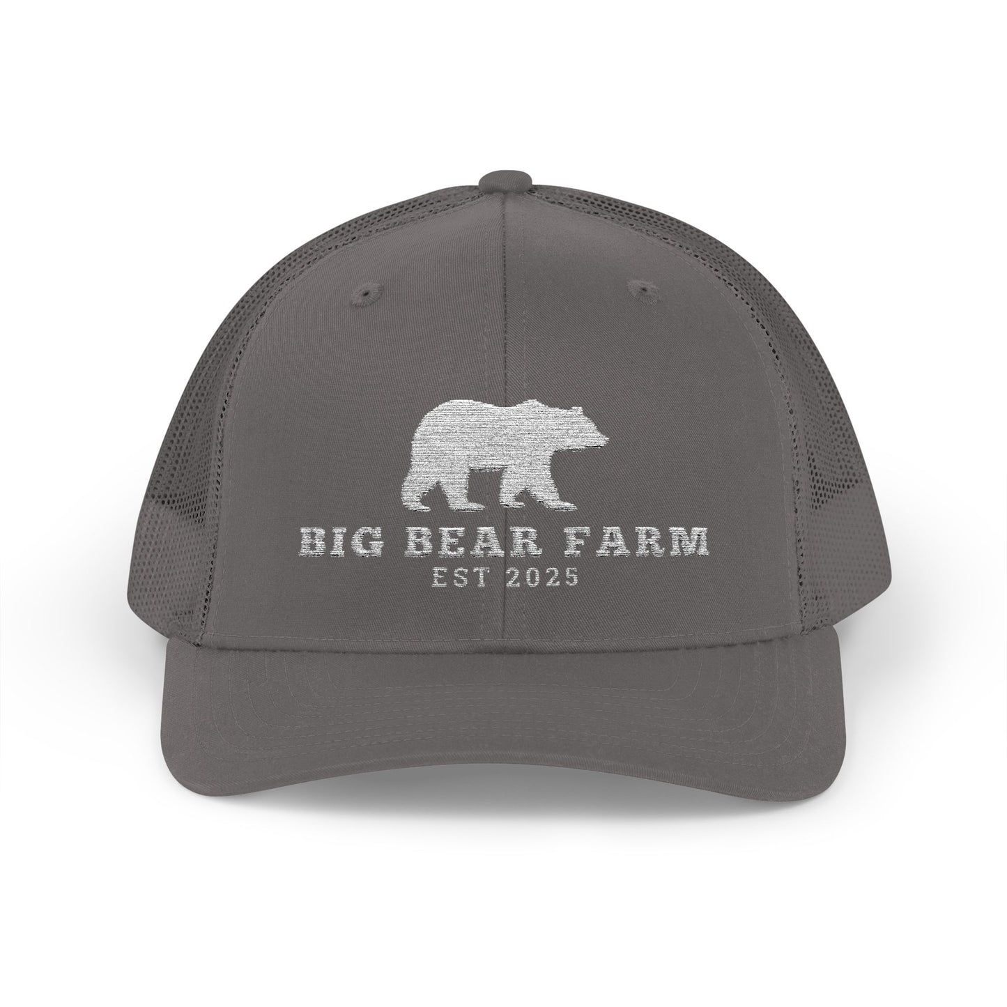 INSPIRED B B FARM W Trucker Cap  Embroidered Mesh Snapback