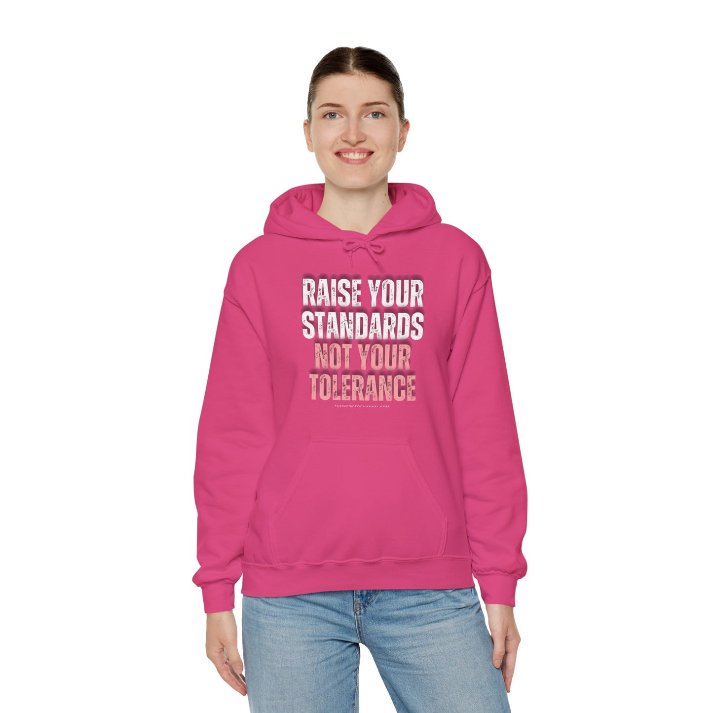 INSPIRED RAISE YOUR STANDARDS Unisex Heavy Blend™ Hooded Sweatshirt