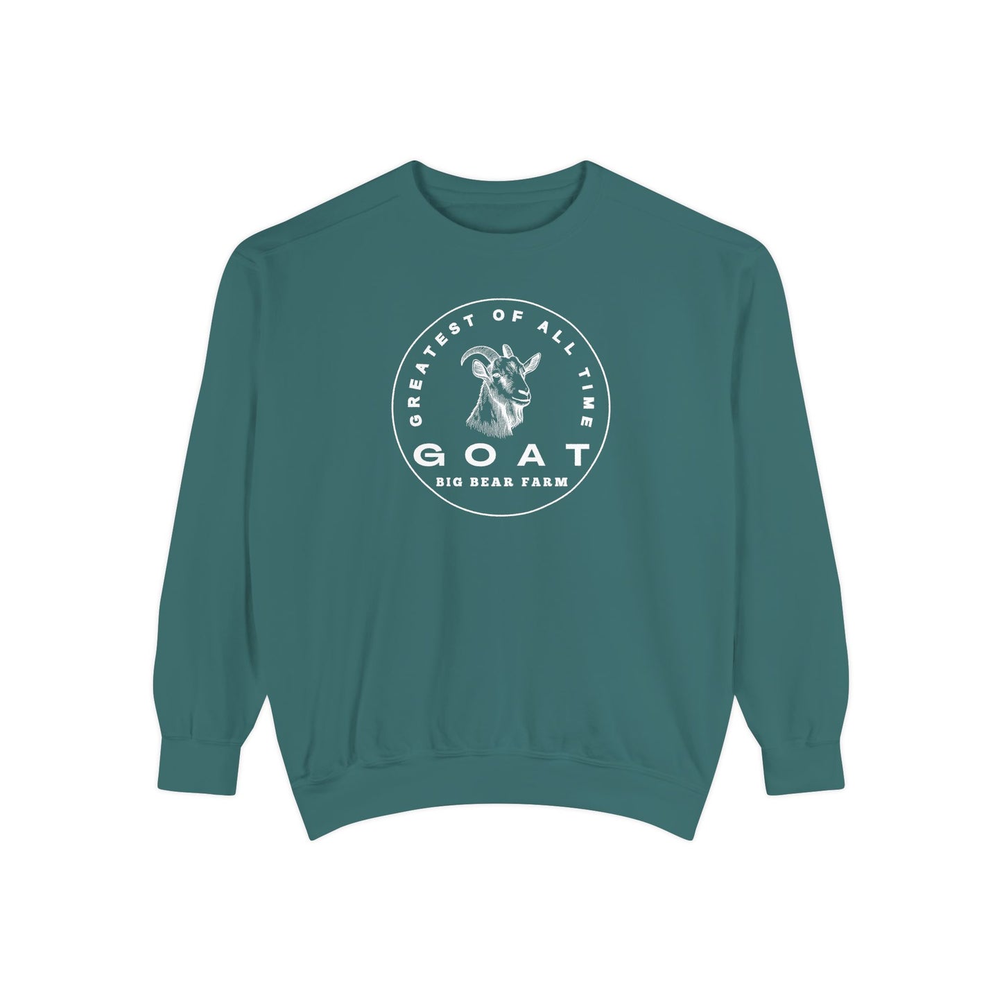 INSPIRED GOAT UNISEX Garment-Dyed Sweatshirt