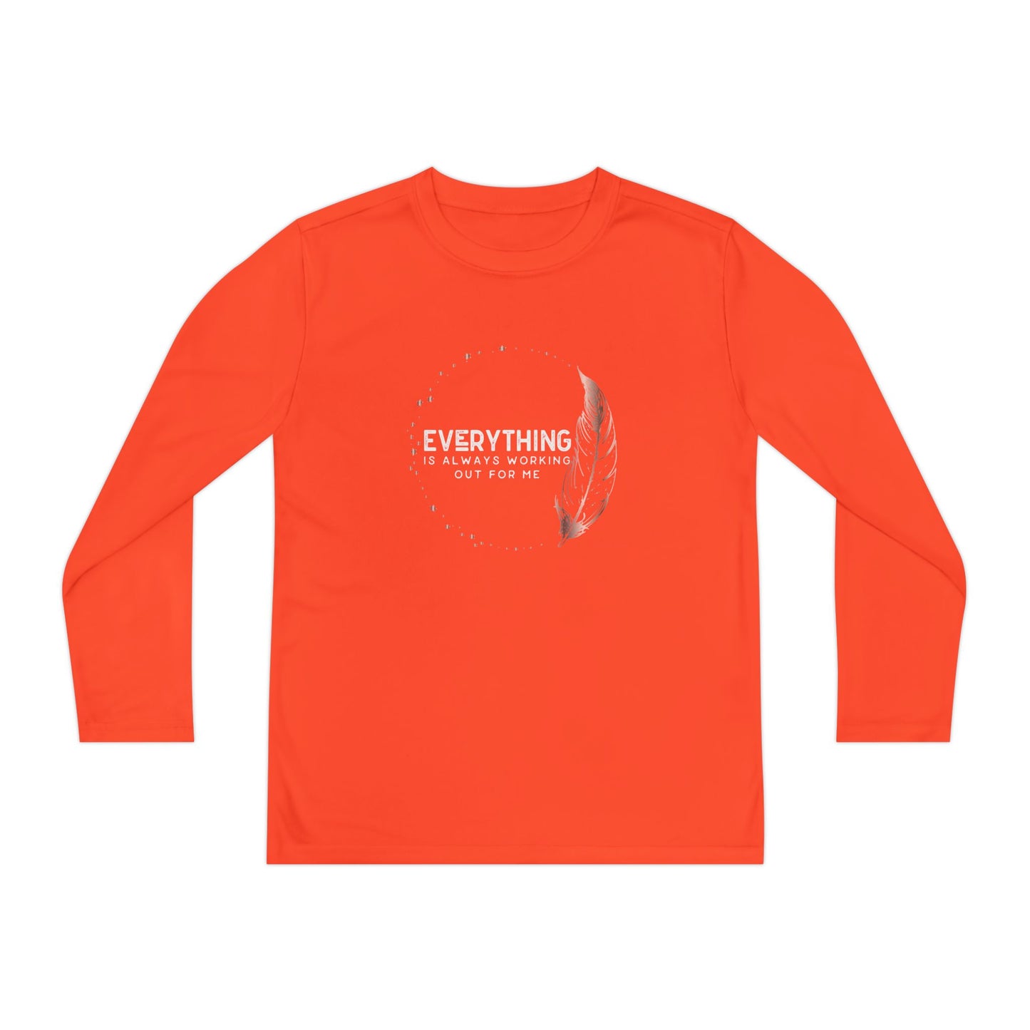 INSPIRED Everything Is Always... Youth Long Sleeve Competitor Tee