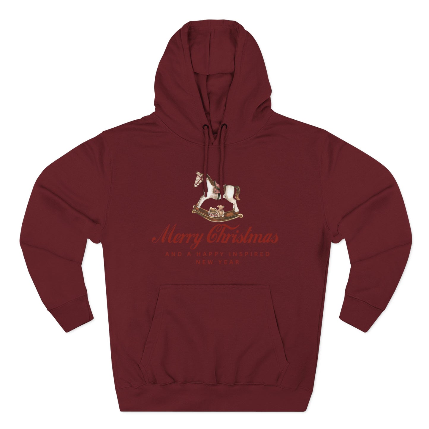 INSPIRED  SPECIAL CHRISTMAS Edition Horse Hoodie UNISEX