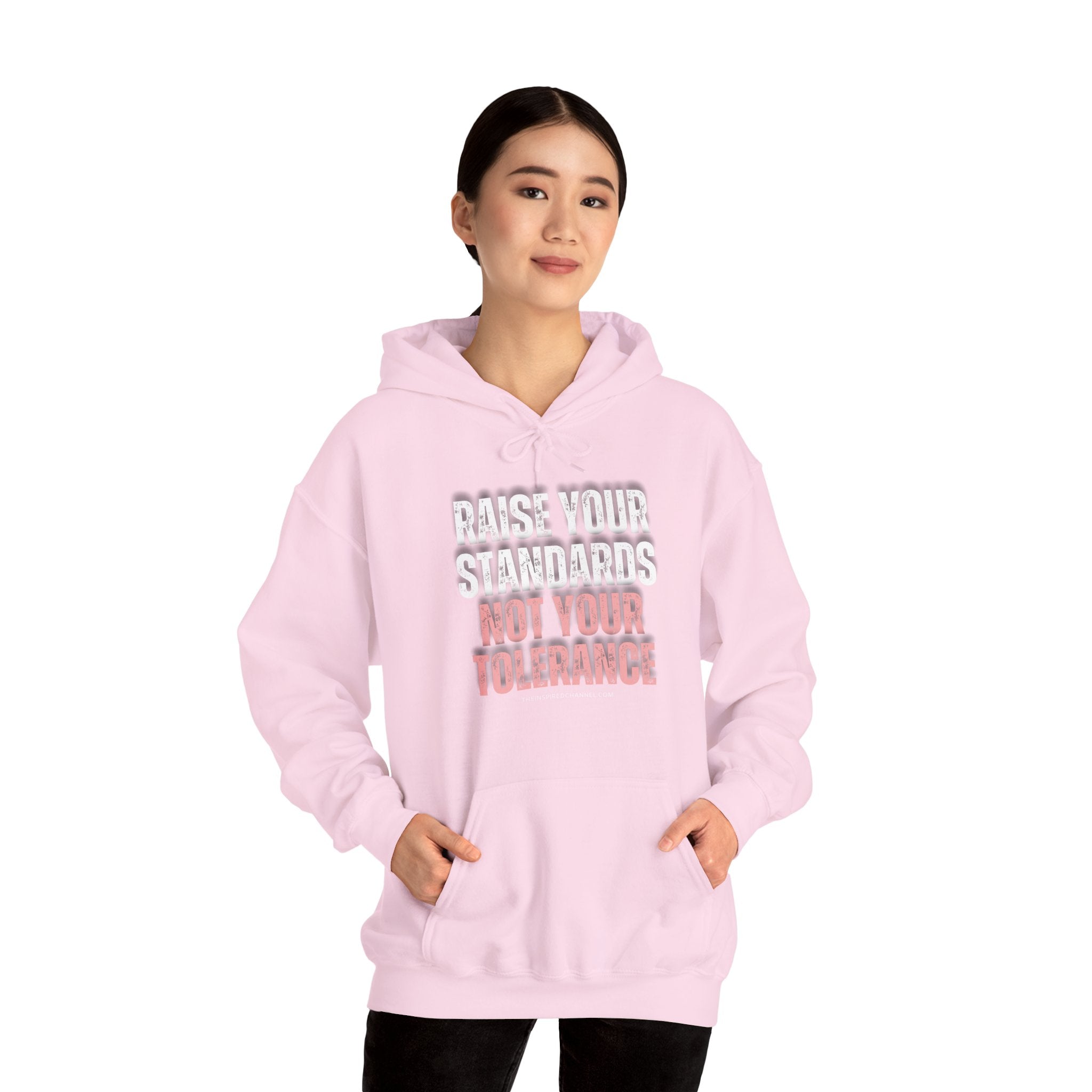 INSPIRED RAISE YOUR STANDARDS Unisex Heavy Blend™ Hooded Sweatshirt