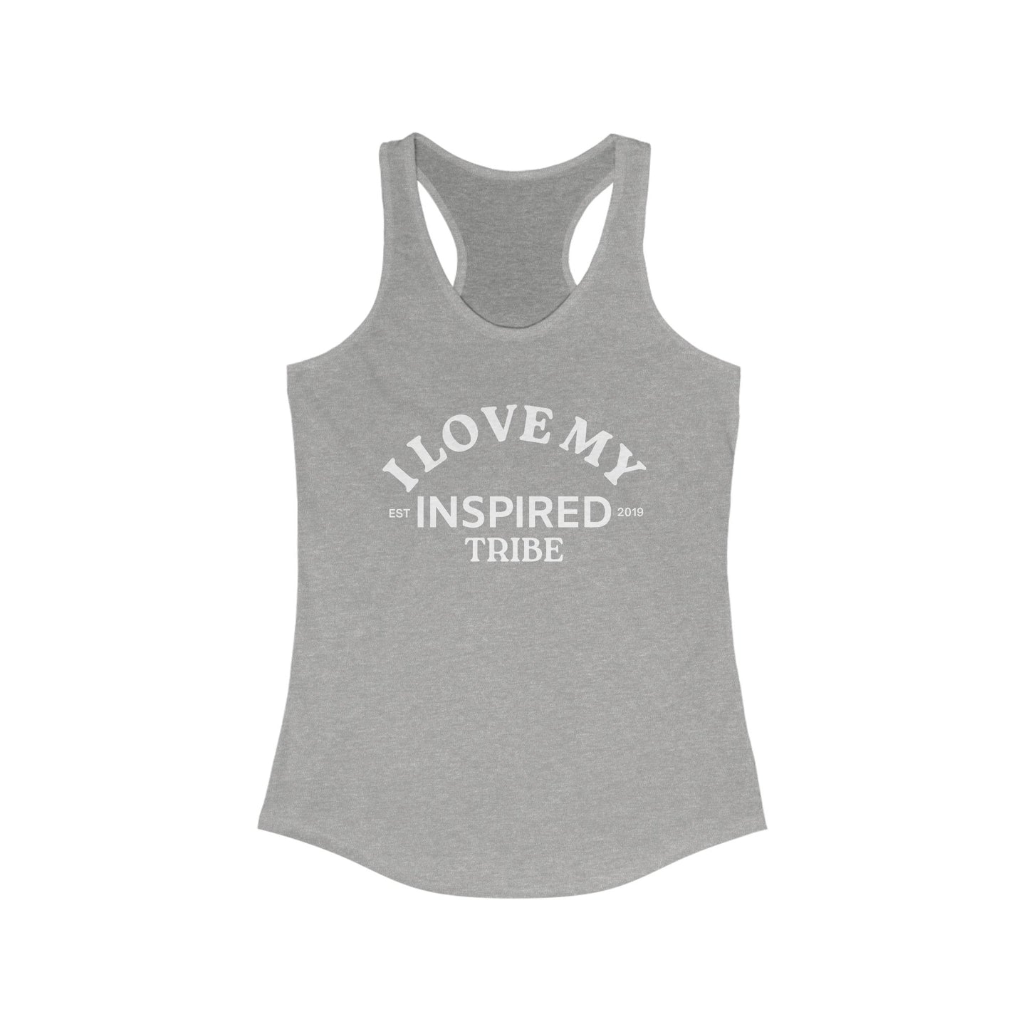 I LOVE MY INSPIRED TRIBE Women's Racerback Tank