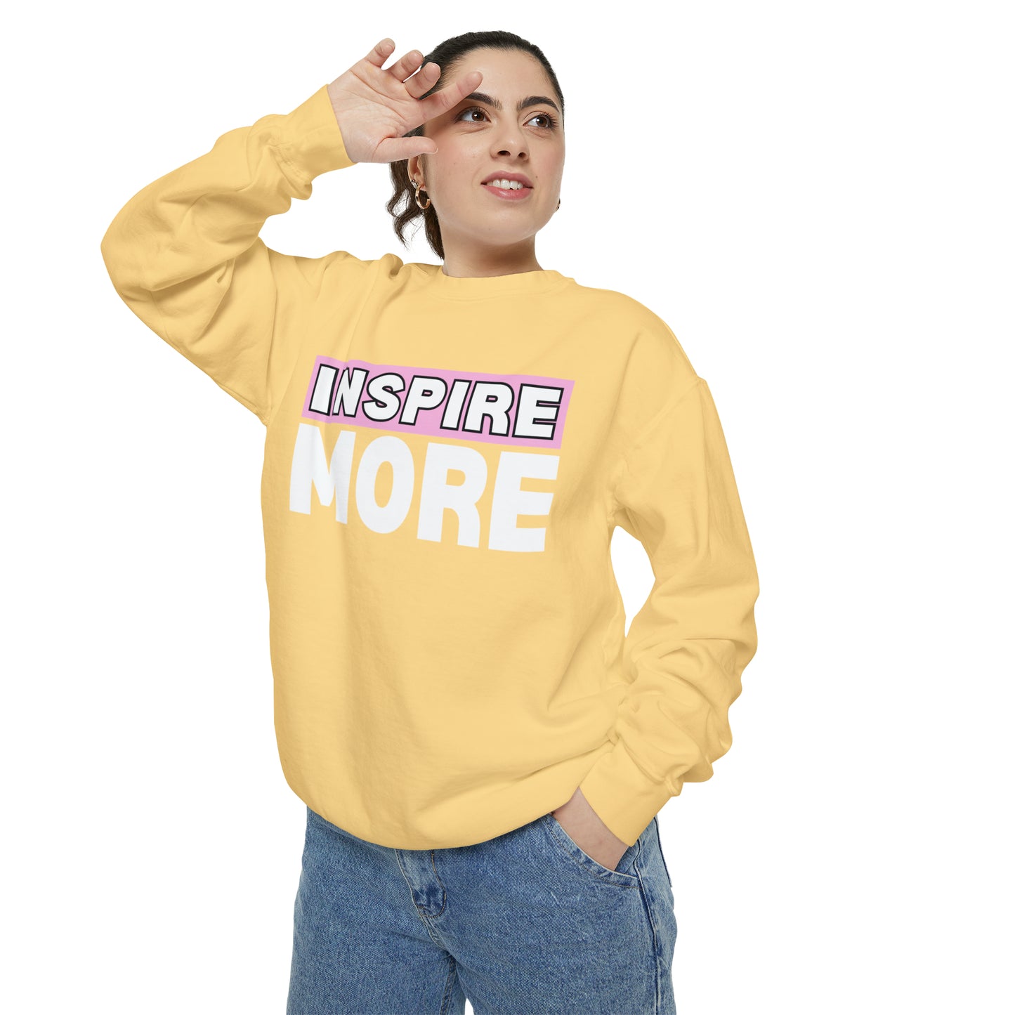 INSPIRED INSPIRE MORE Unisex Dyed Sweatshirt