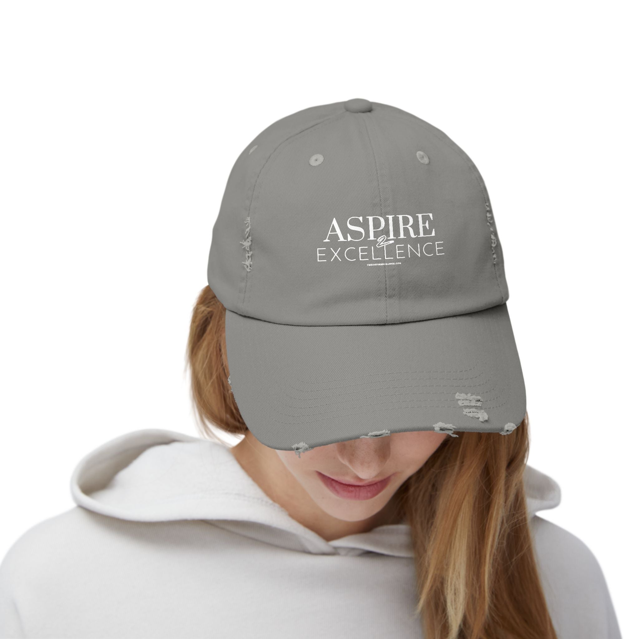 INSPIRED Aspire 2 Excellence UNISEX Distressed Cap