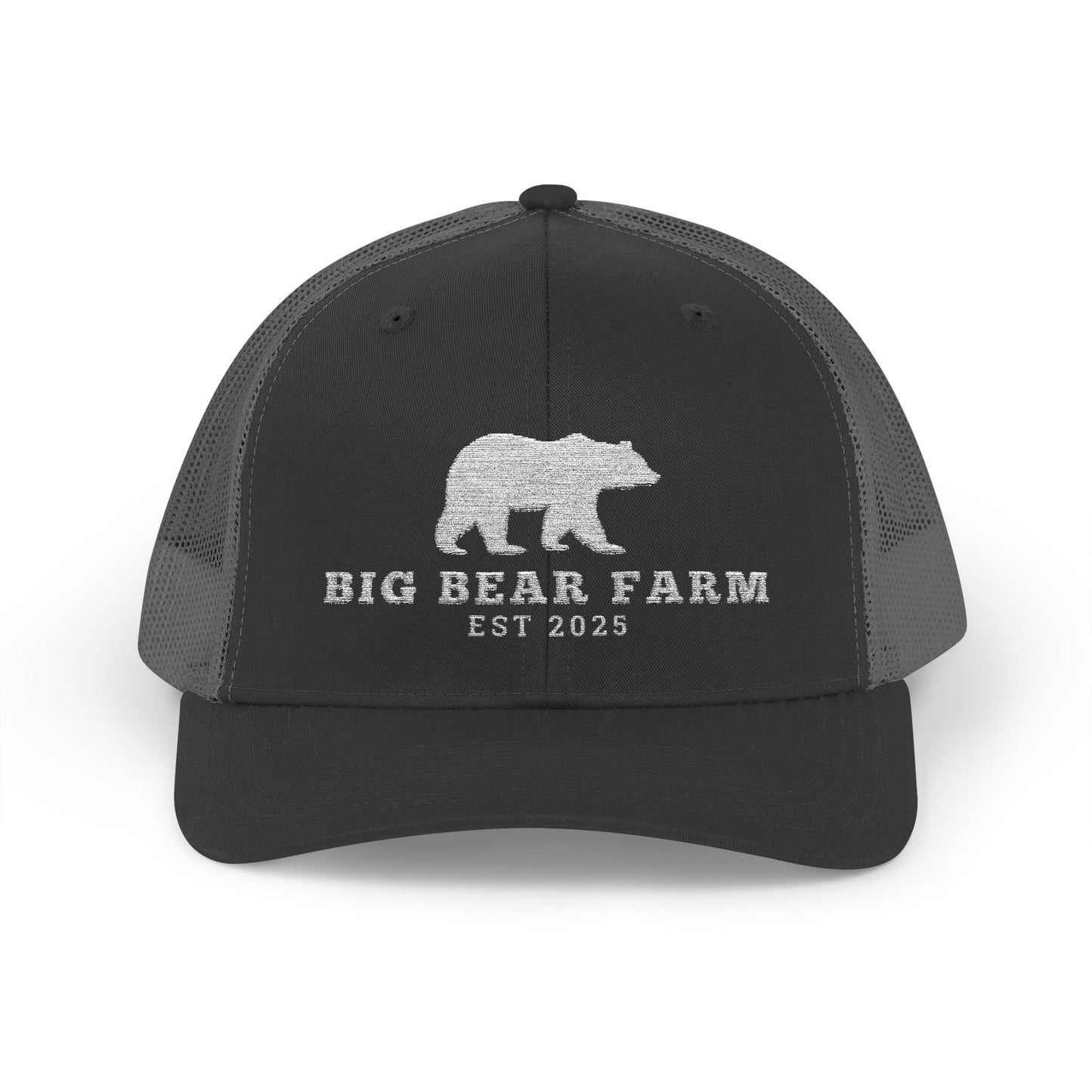 INSPIRED B B FARM W Trucker Cap  Embroidered Mesh Snapback