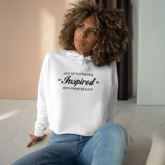 INSPIRED PRIME REALITY Crop Hoodie