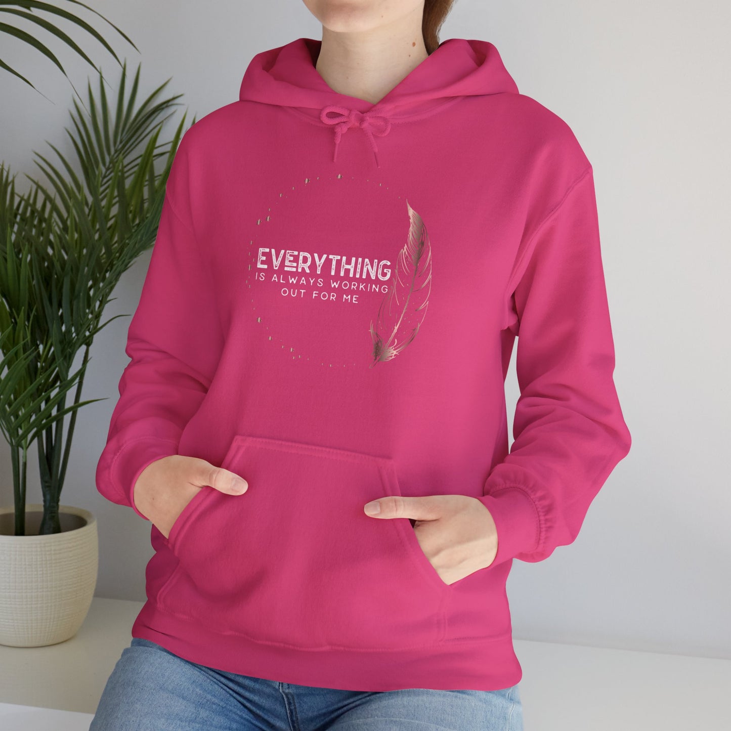 INSPIRED Everything is always... Heavy Blend Hooded Sweatshirt