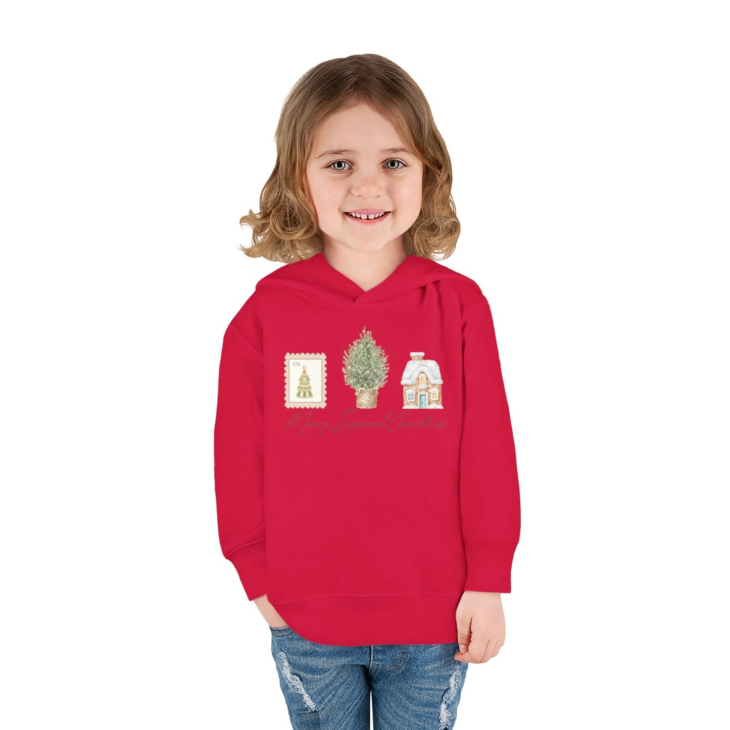 INSPIRED Toddler Hoodie - Merry Christmas PC