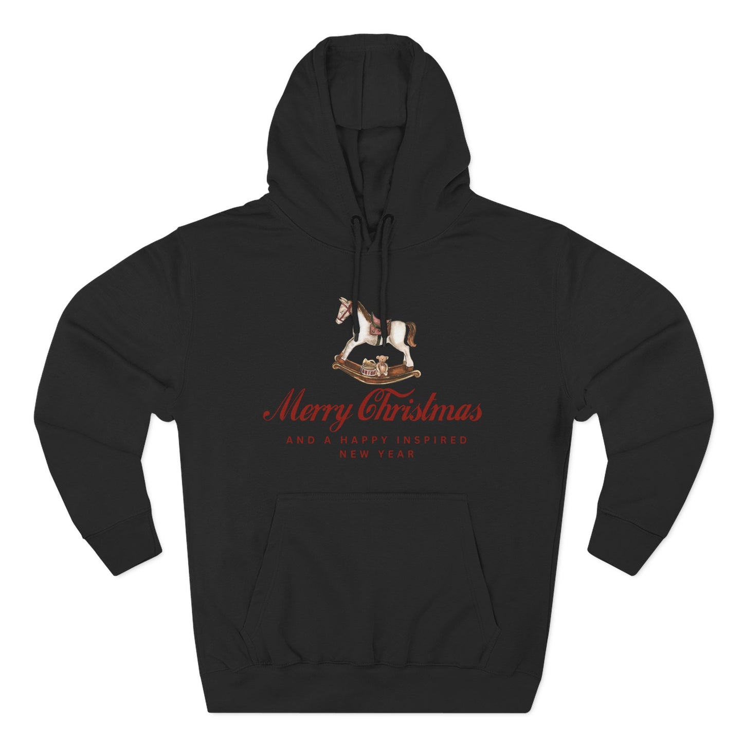 INSPIRED  SPECIAL CHRISTMAS Edition Horse Hoodie UNISEX