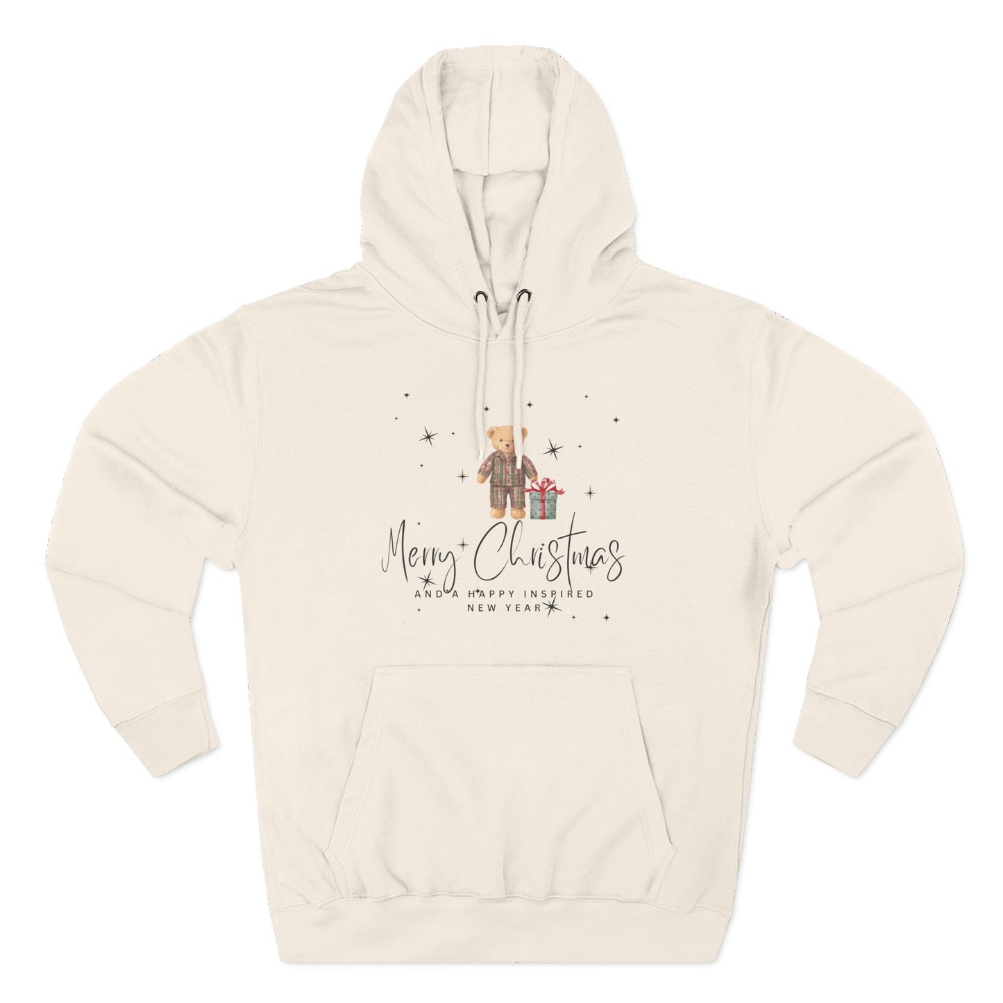 INSPIRED  SPECIAL CHRISTMAS Edition Bear Hoodie UNISEX
