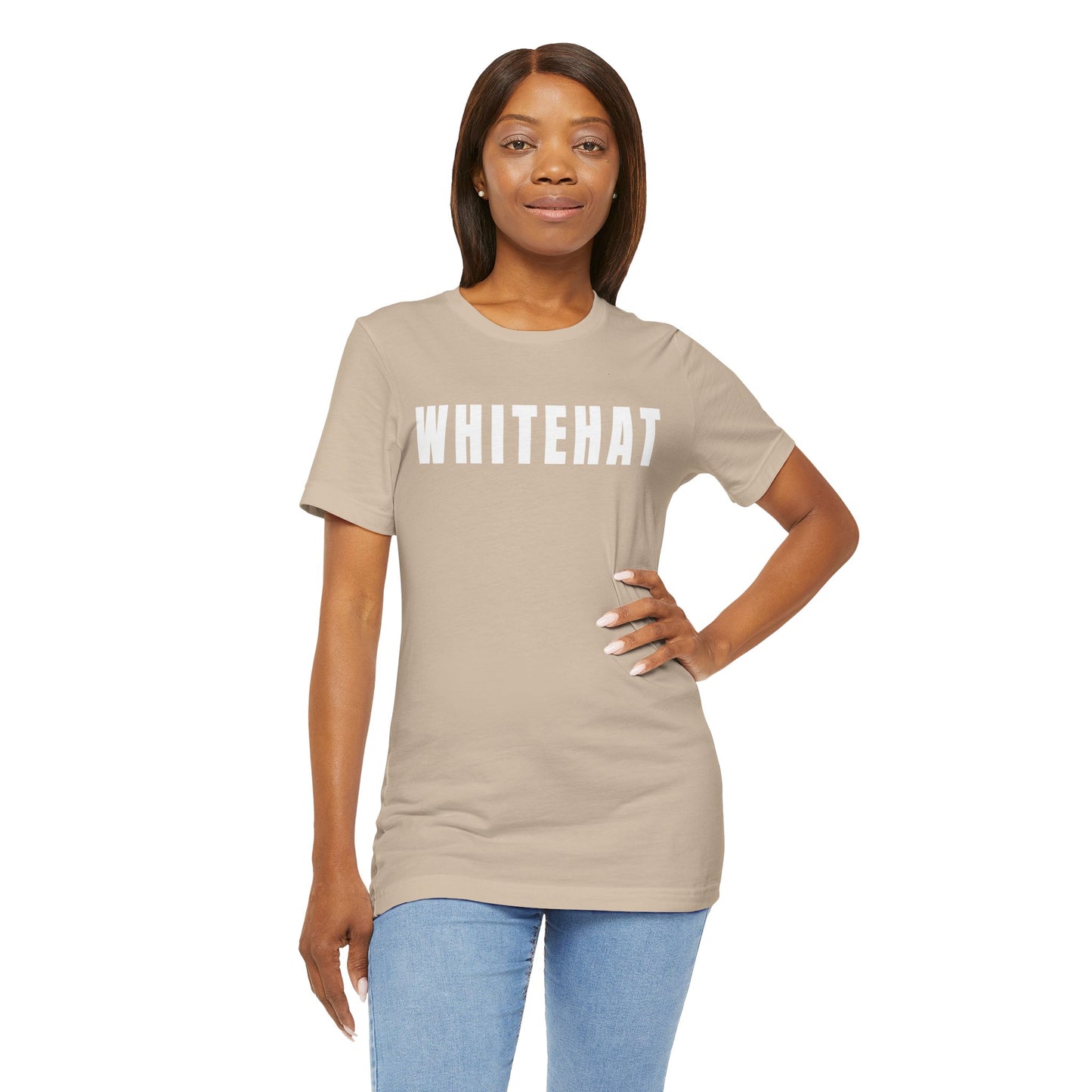 INSPIRED WHITEHAT Unisex Jersey Short Sleeve Tee