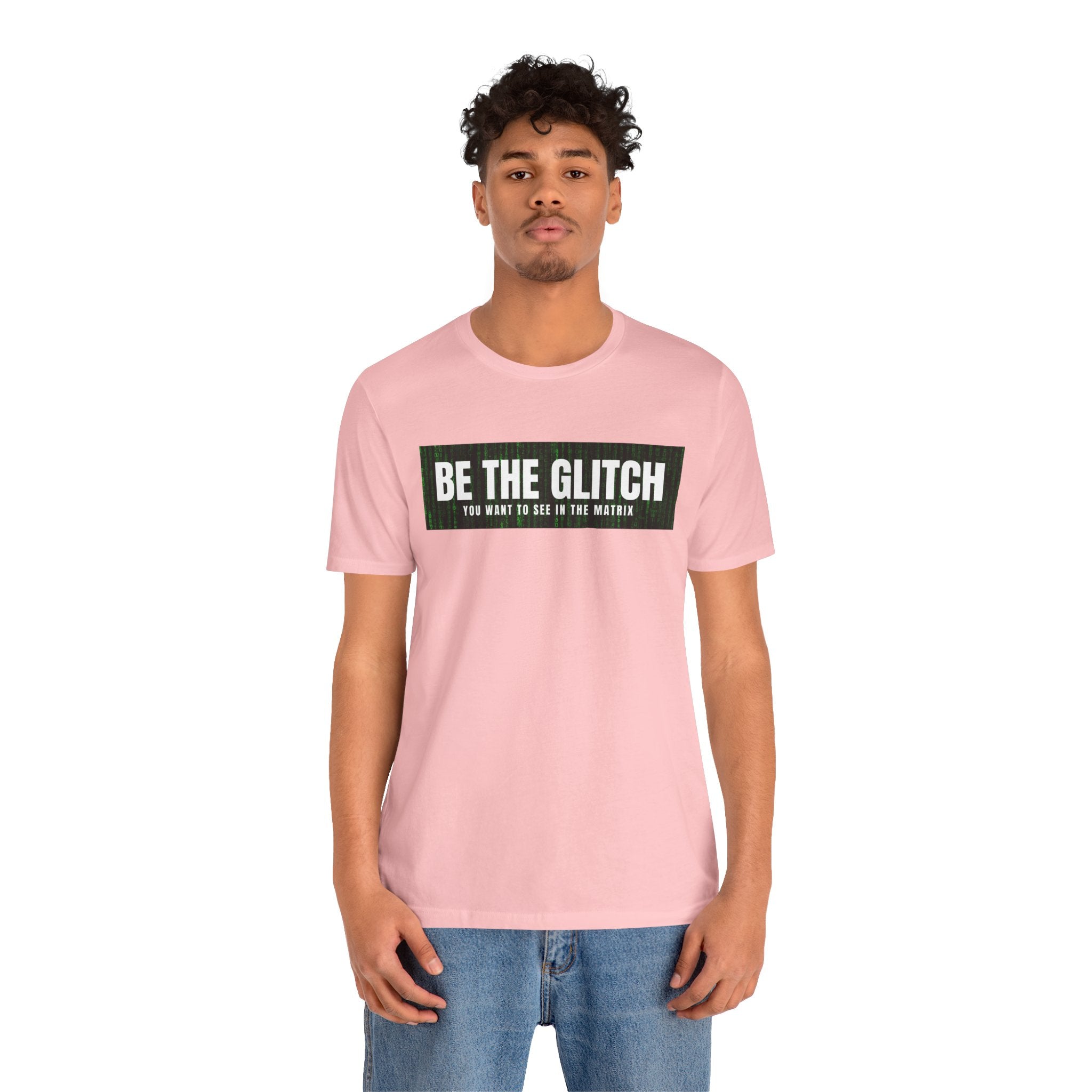 BE THE GLITCH Jersey UNISEX Short Sleeve Tee