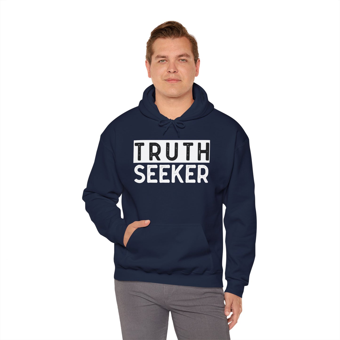 INSPIRED Truth Seeker UNISEX Heavy Blend Hooded Sweatshirt