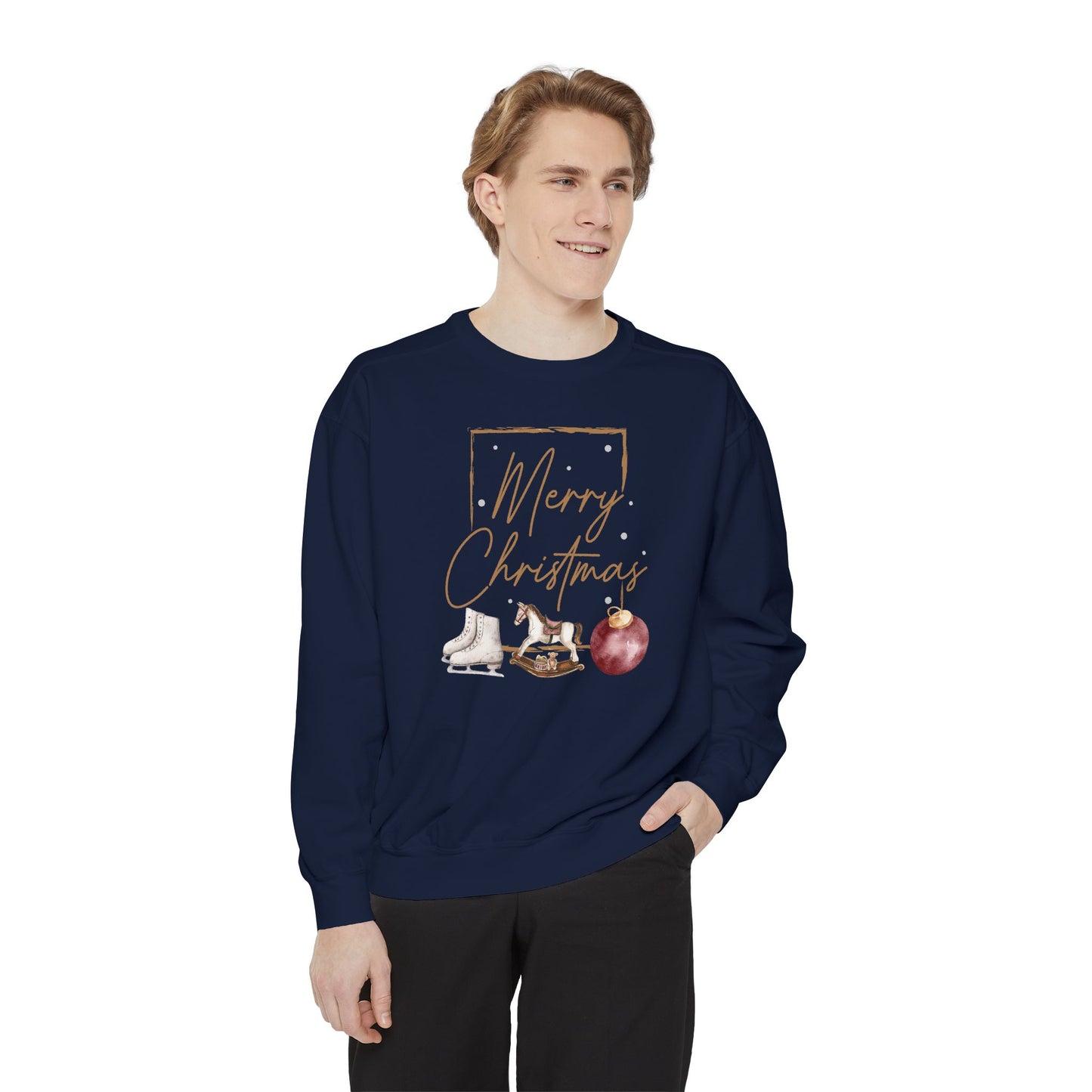 INSPIRED SPECIAL CHRISTMAS EDITION UNISEX Garment-Dyed Sweatshirt