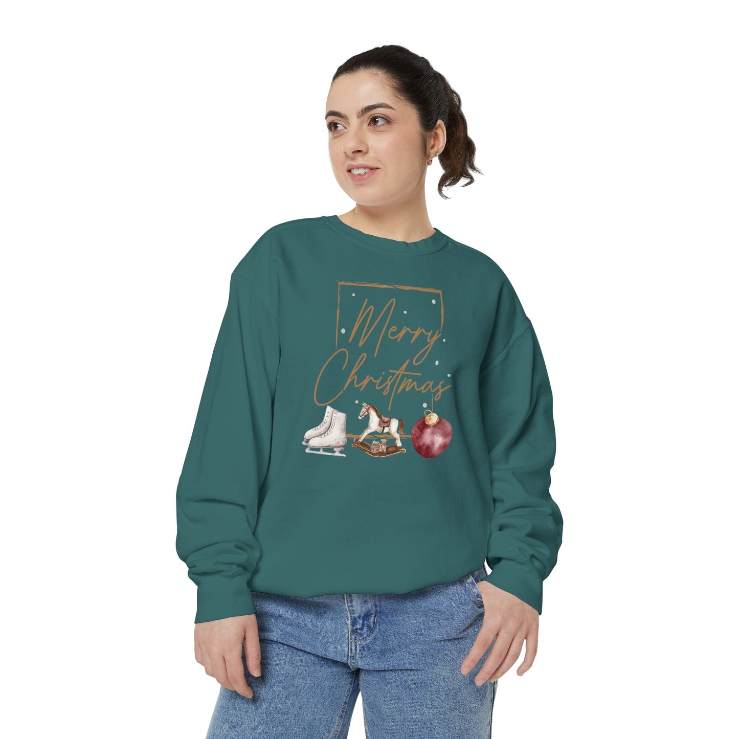 INSPIRED SPECIAL CHRISTMAS EDITION UNISEX Garment-Dyed Sweatshirt