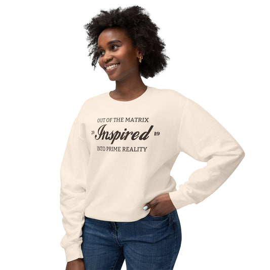 INSPIRED PRIME REALITY Unisex Lightweight Crewneck Sweatshirt