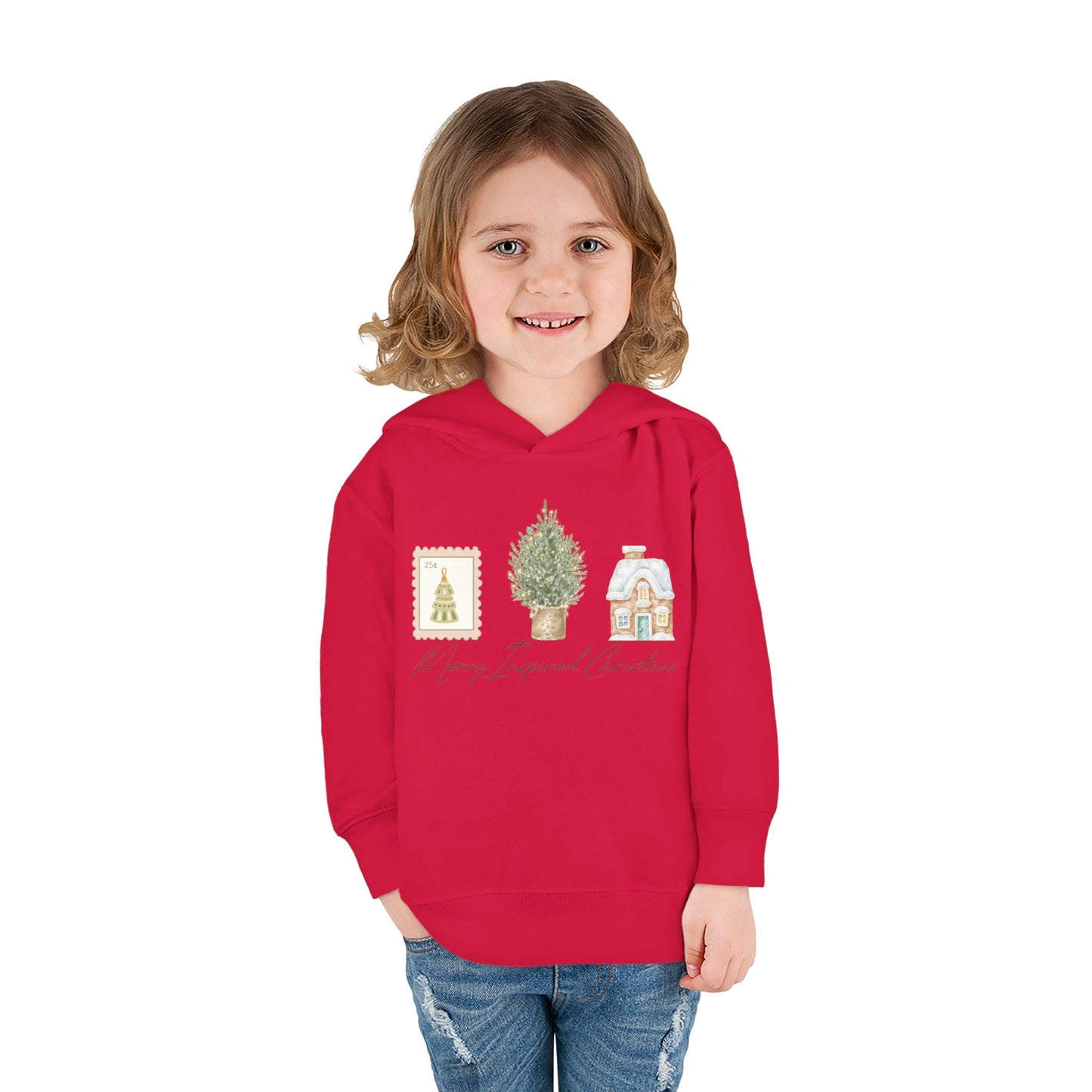 INSPIRED Toddler Hoodie - Merry Christmas PC