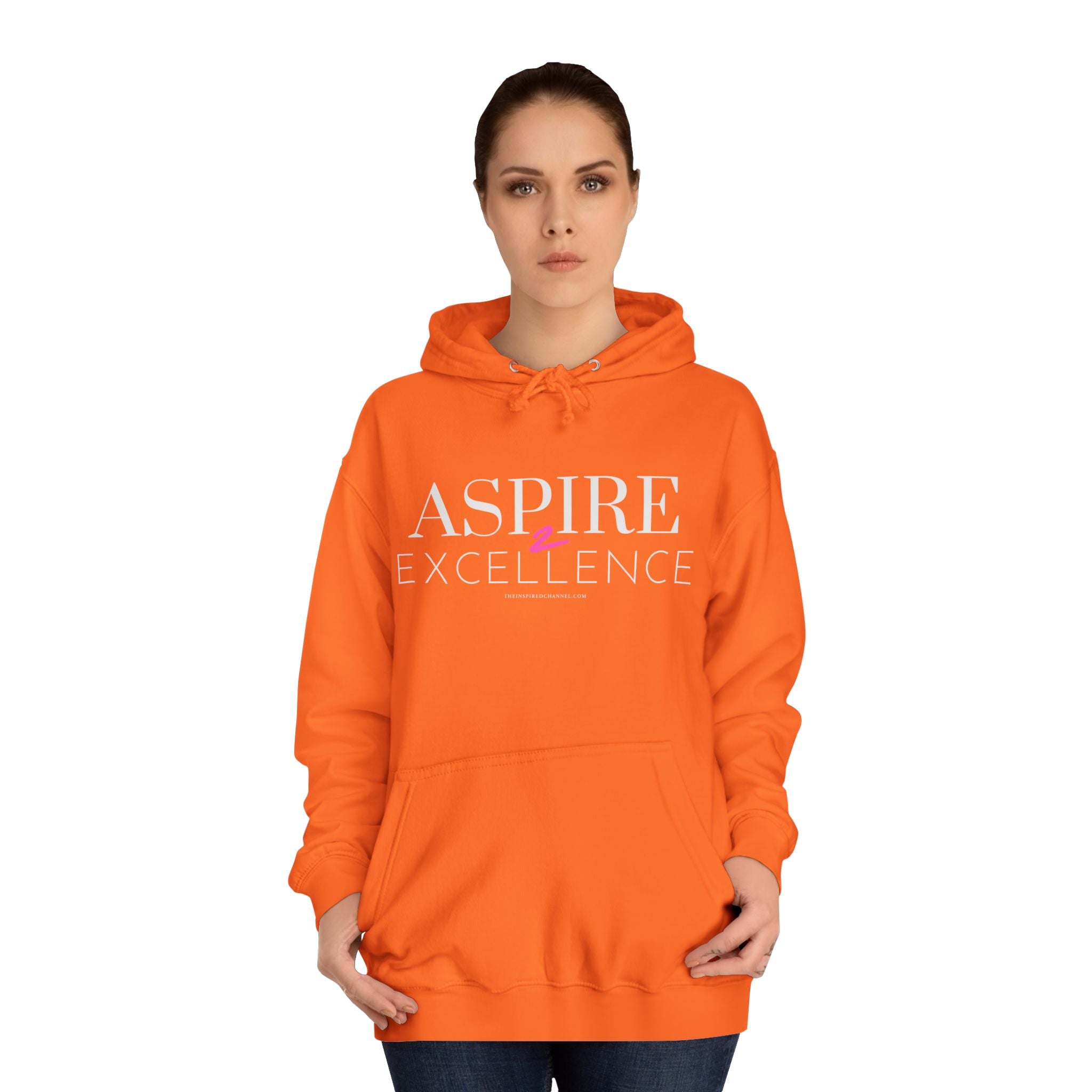 INSPIRED Aspire 2 Excellence Women UNISEX College Hoodie