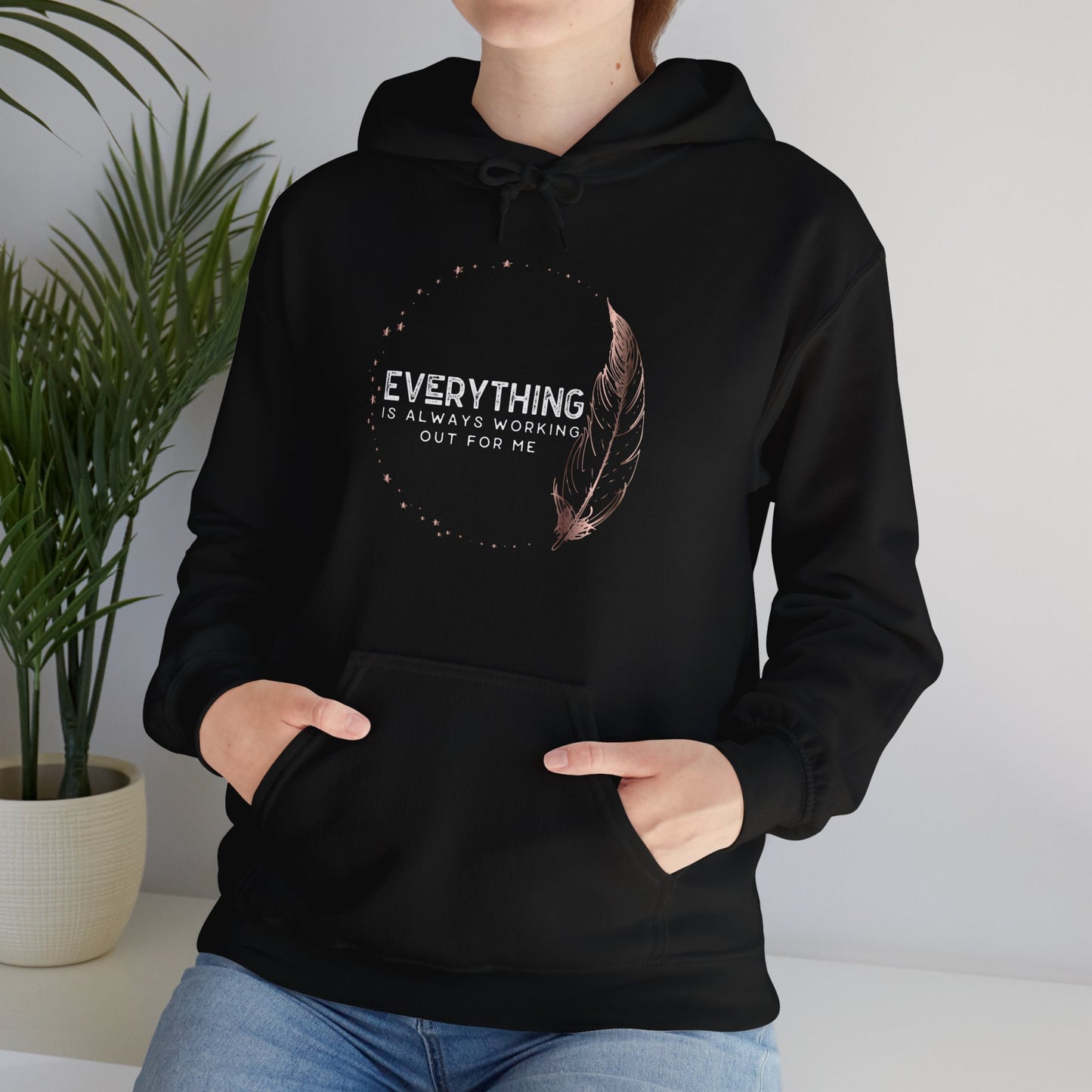 INSPIRED Everything is always... Heavy Blend Hooded Sweatshirt