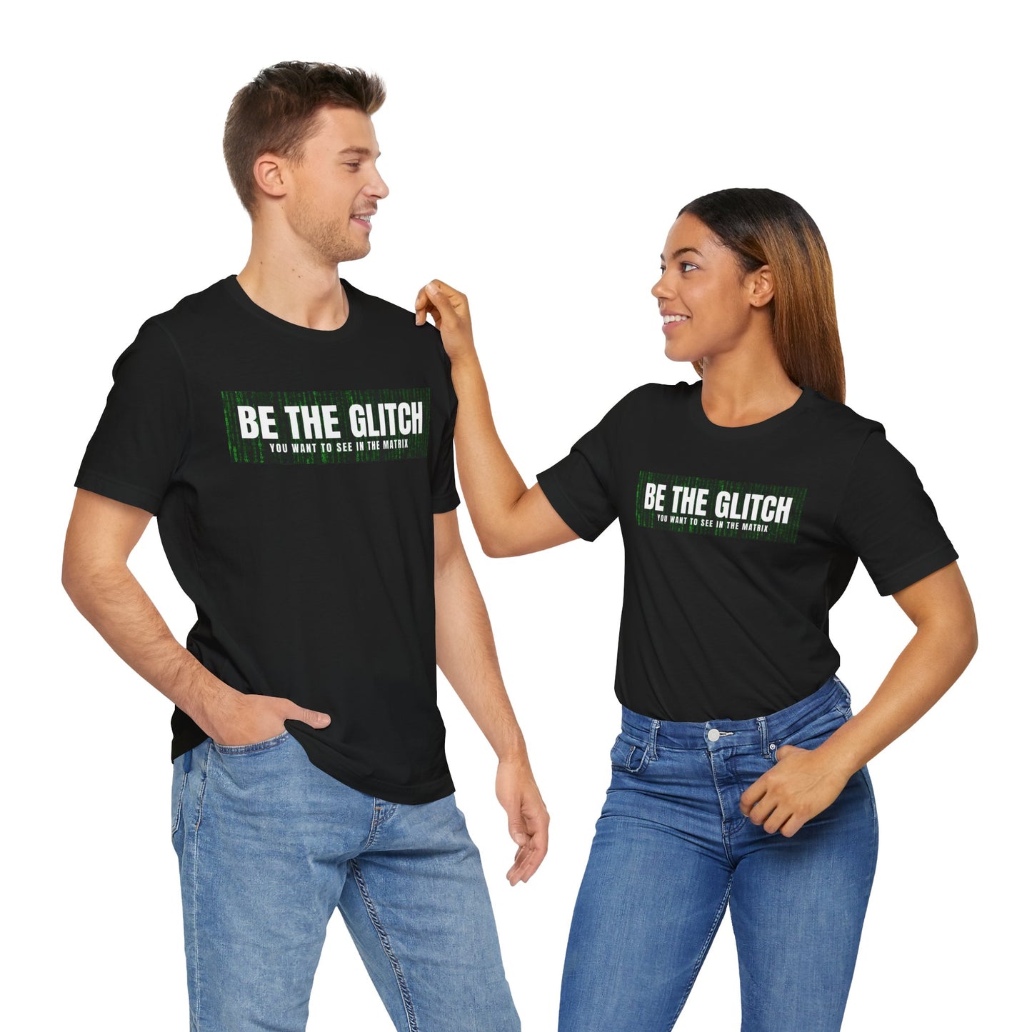 BE THE GLITCH Jersey UNISEX Short Sleeve Tee