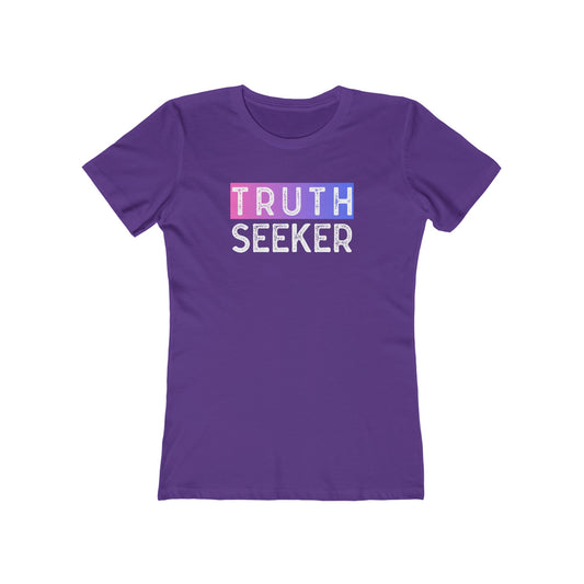 INSPIRED Truth Seeker Grad The Boyfriend Tee for WOMEN