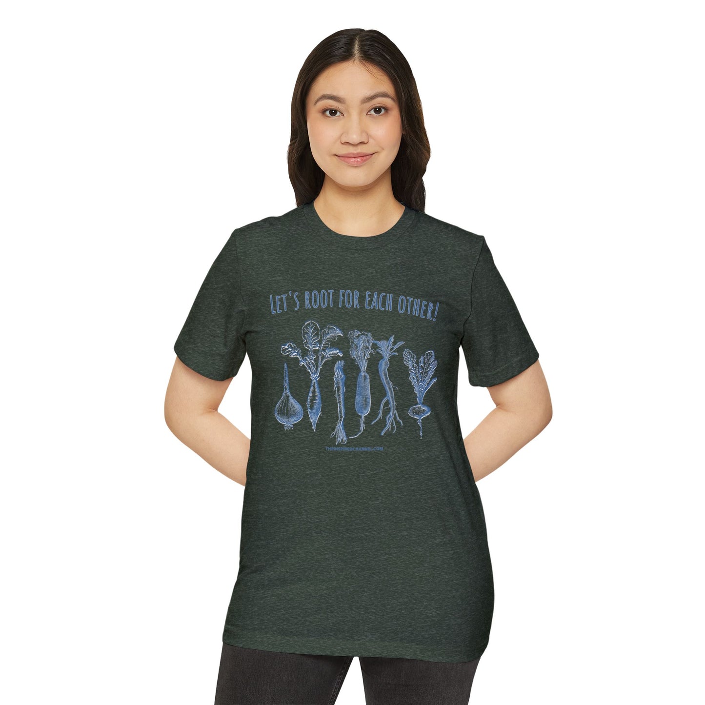 INSPIRED GARDEN L Unisex Recycled ORGANIC T-Shirt