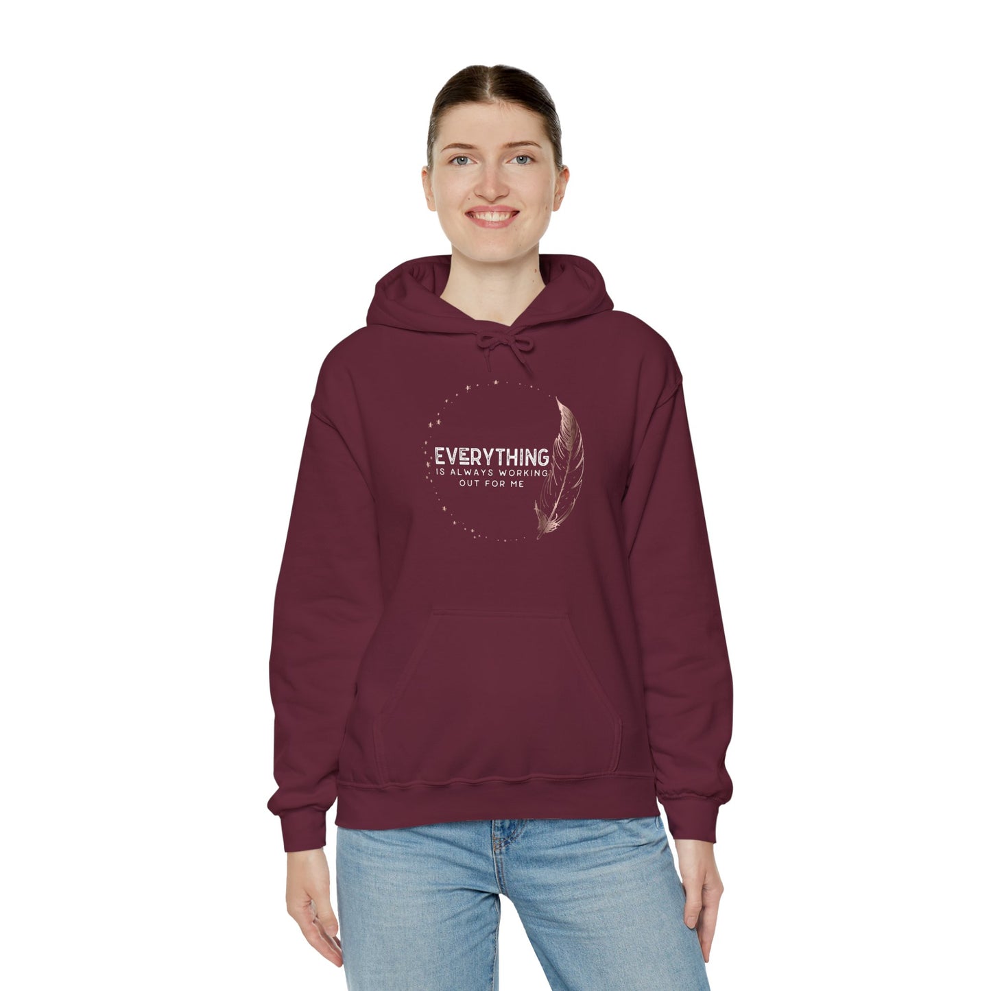 INSPIRED Everything is always... Heavy Blend Hooded Sweatshirt