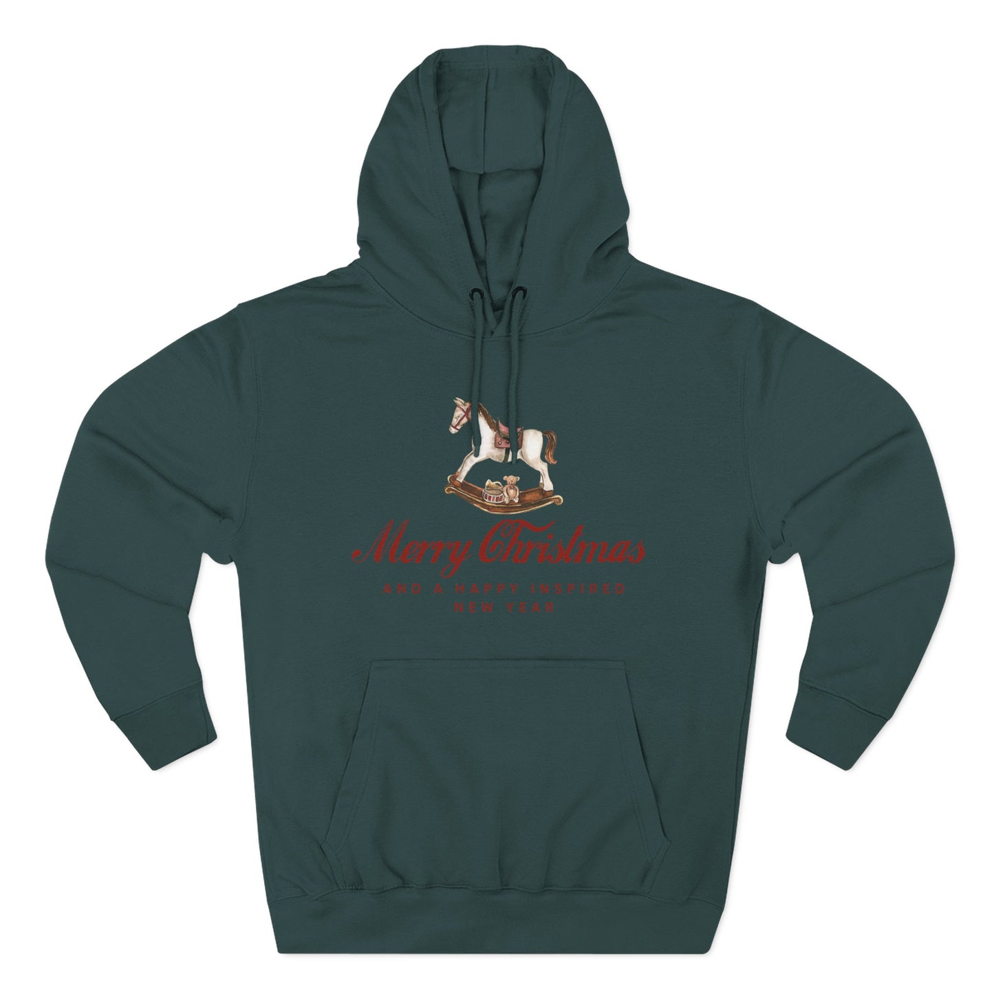 INSPIRED  SPECIAL CHRISTMAS Edition Horse Hoodie UNISEX