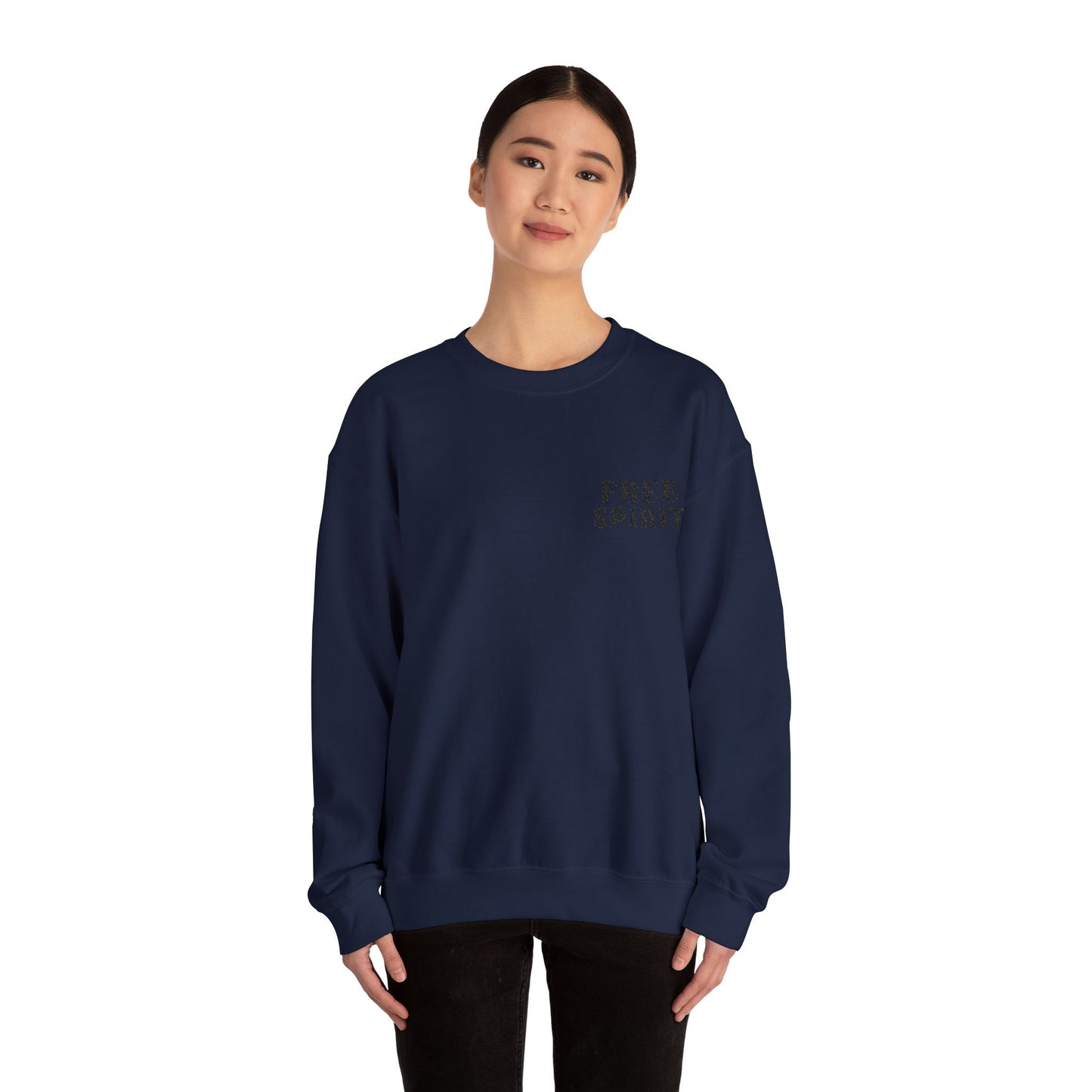 FREE SPIRIT EMBROIDERED Unisex Heavy Blend™ Crewneck Sweatshirt