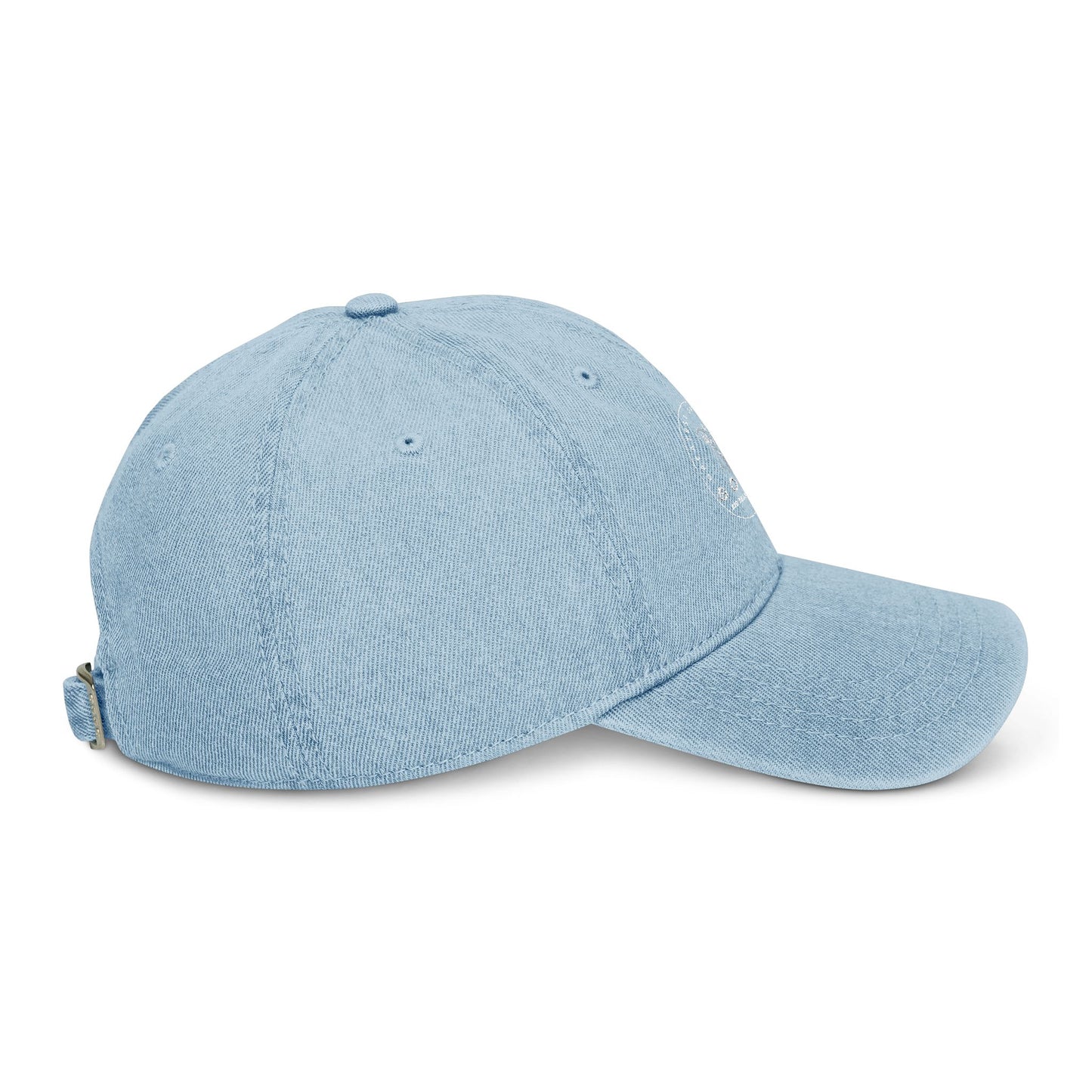 INSPIRED GOAT DENIM HAT - Stylish Embroidered Cap