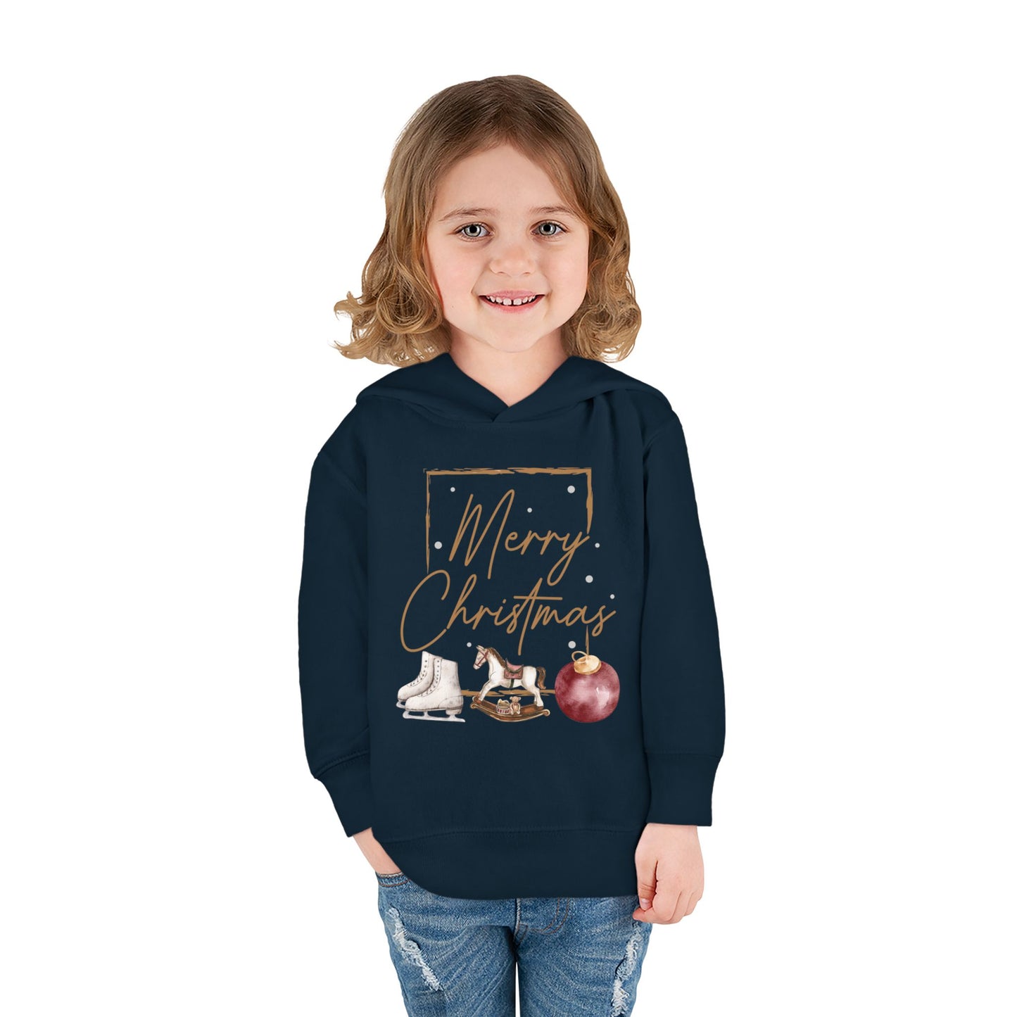 INSPIRED Toddler Hoodie - Merry Christmas