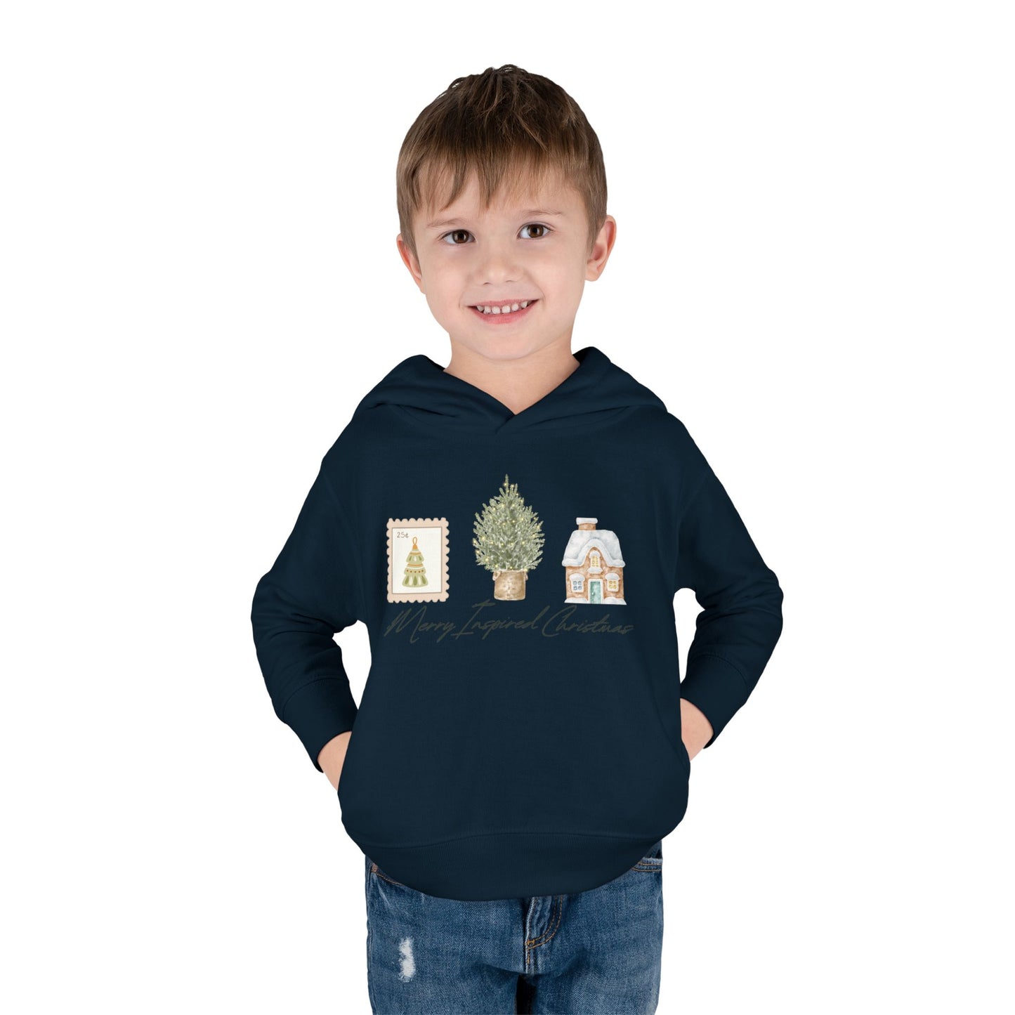 INSPIRED Toddler Hoodie - Merry Christmas PC