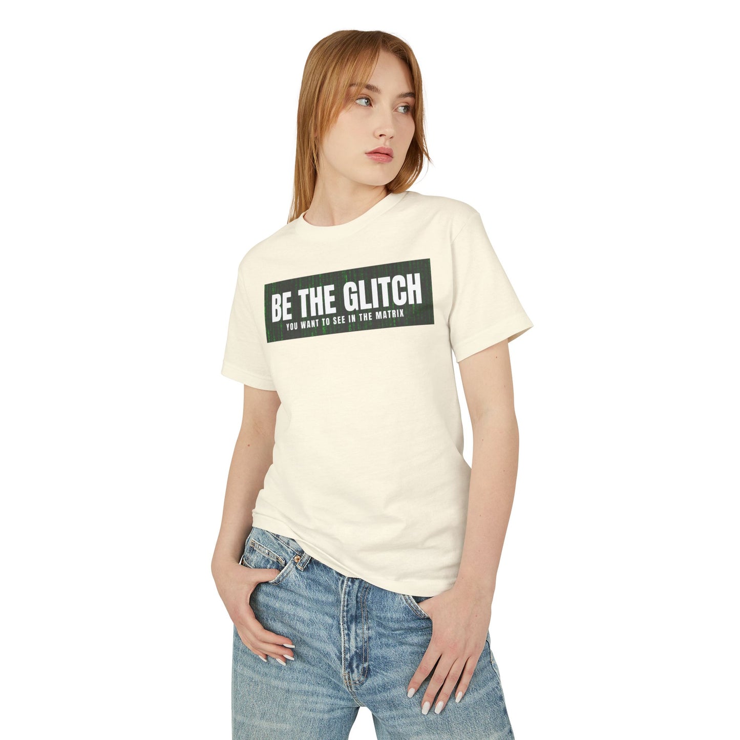 BE THE GLITCH UNISEX Garment-Dyed Heavyweight Cotton Tee