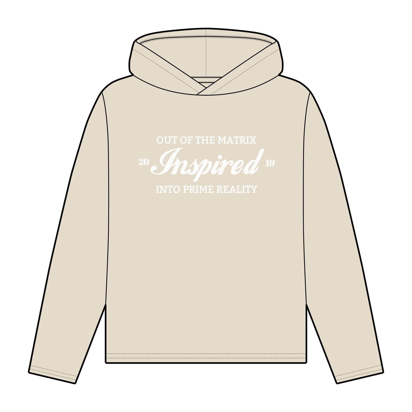 INSPIRED PRIME REALITY Women's Organic Relaxed Fit Hoodie