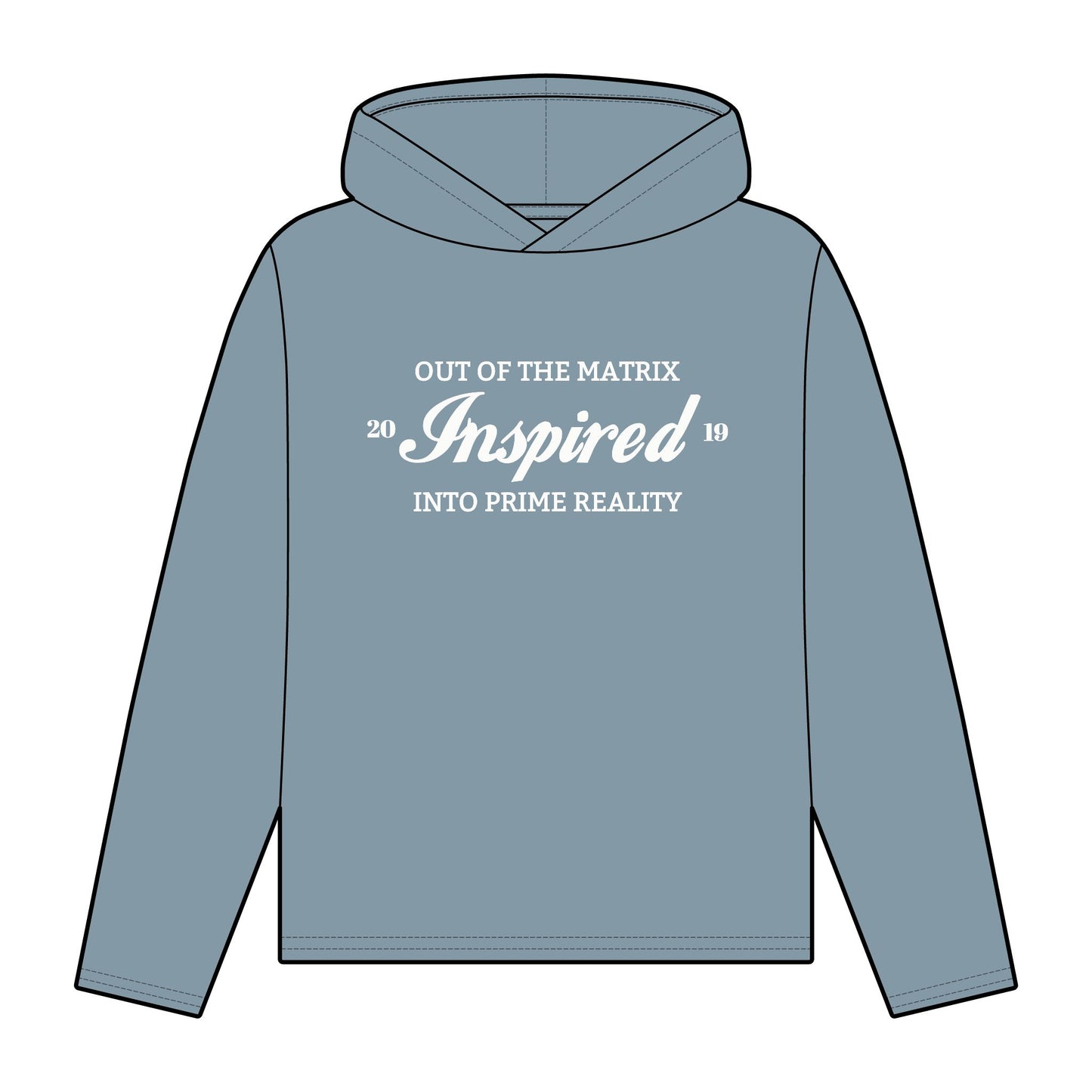 INSPIRED PRIME REALITY Women's Organic Relaxed Fit Hoodie