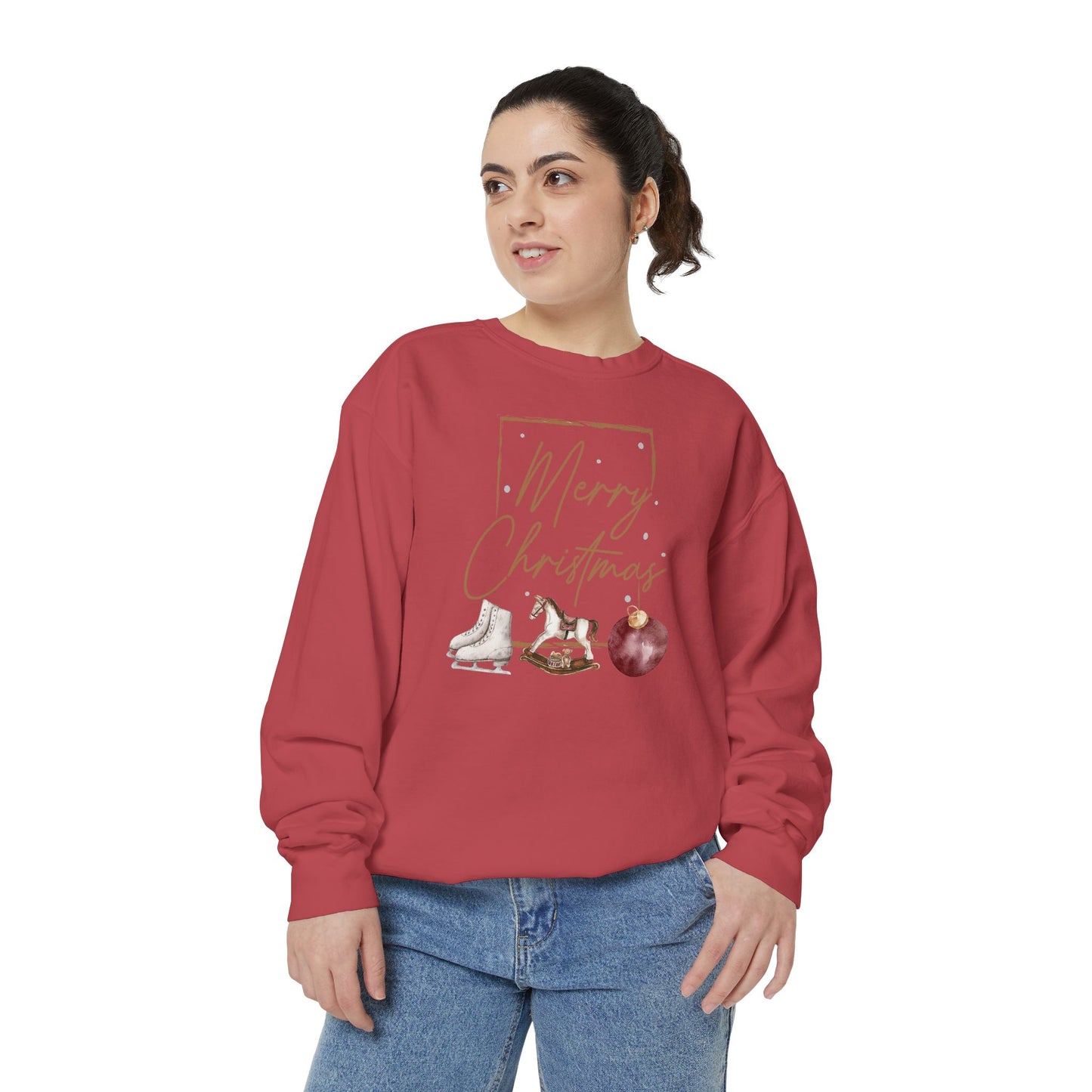 INSPIRED SPECIAL CHRISTMAS EDITION UNISEX Garment-Dyed Sweatshirt