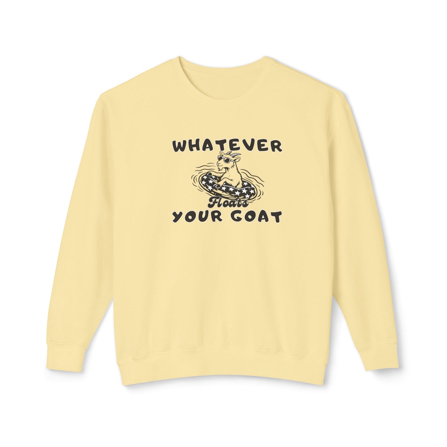 INSPIRED Goat Unisex Lightweight Crewneck Sweatshirt