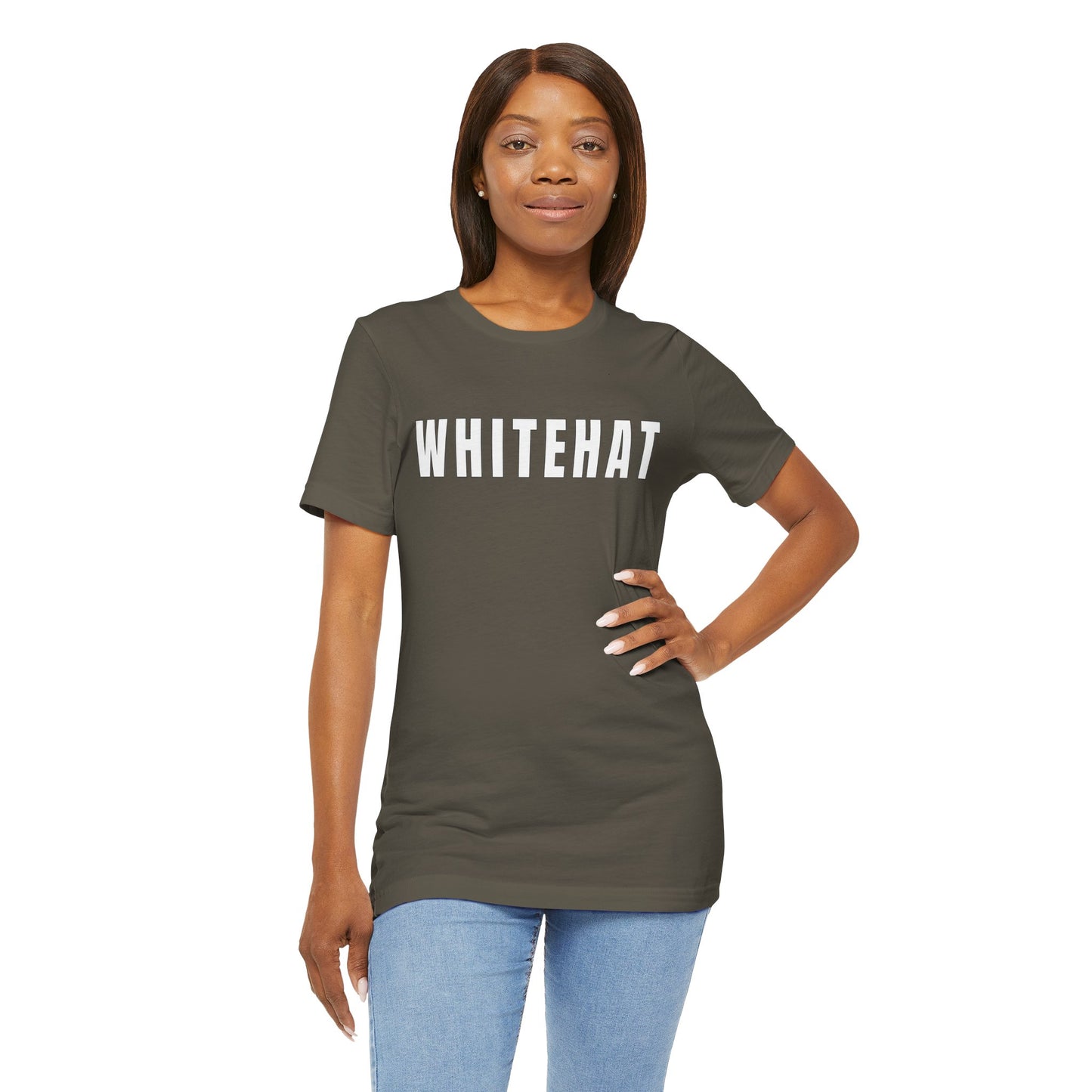 INSPIRED WHITEHAT Unisex Jersey Short Sleeve Tee
