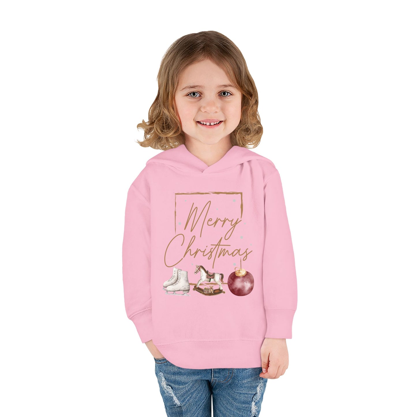 INSPIRED Toddler Hoodie - Merry Christmas