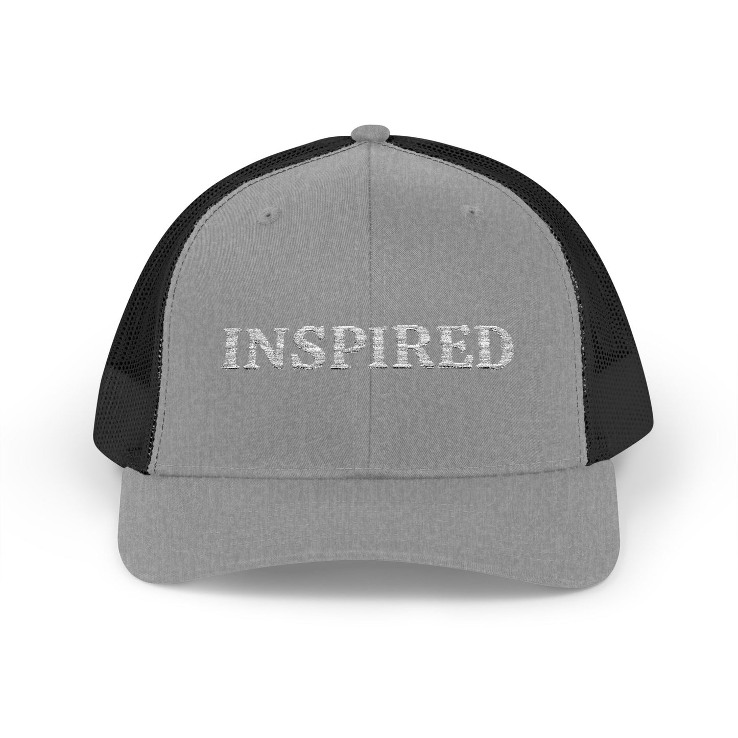 Inspired Snapback Trucker Cap — Rhinestone 'INSPIRED' Mesh Hat