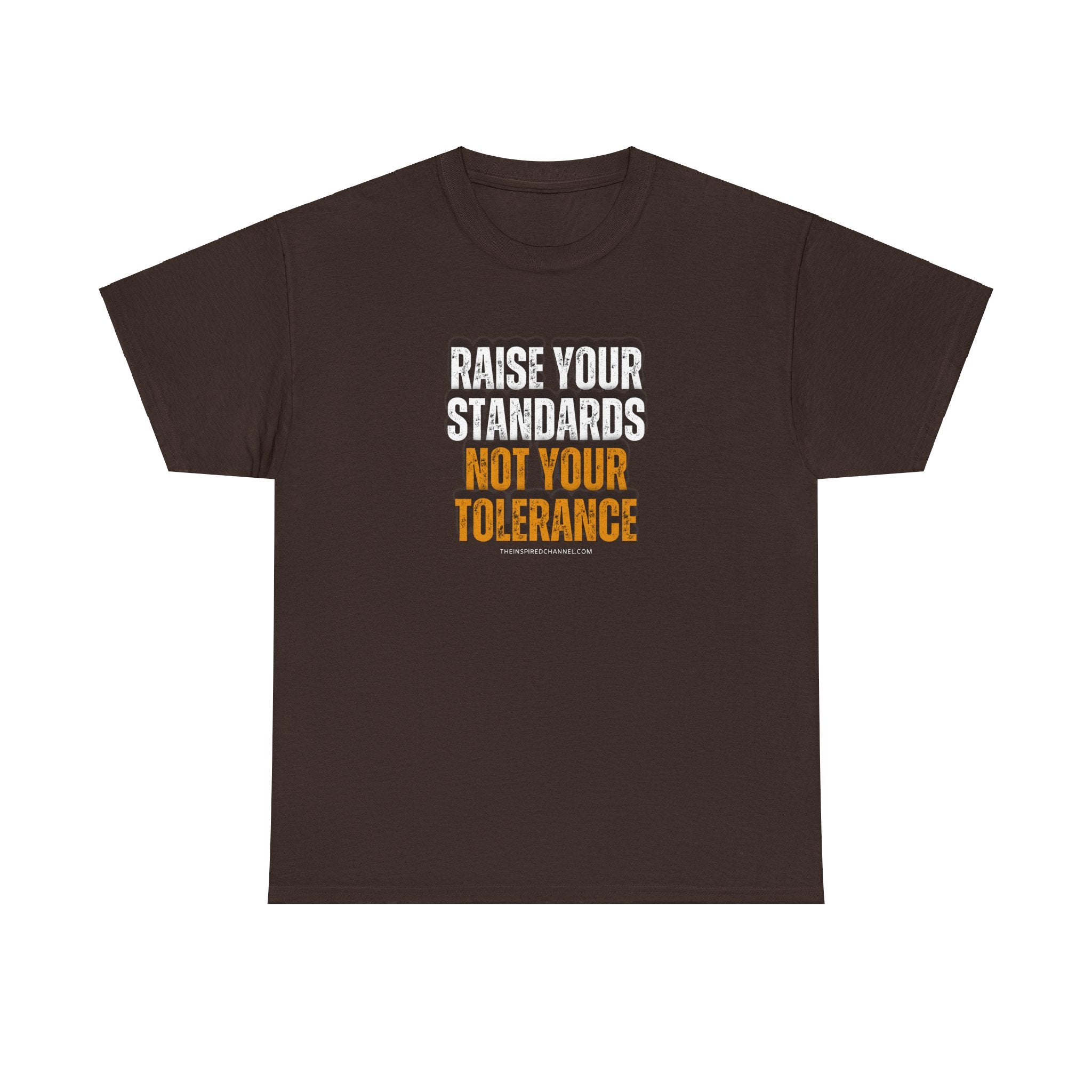 INSPIRED RAISE YOUR STANDARDS UNISEX Heavy Cotton Tee