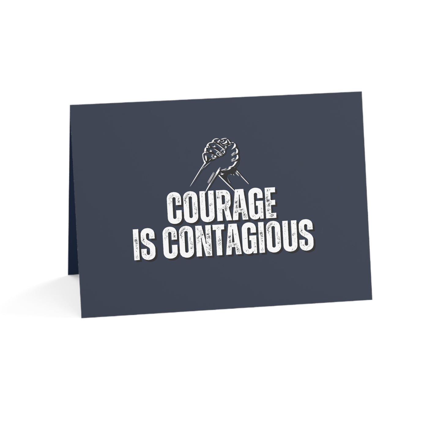 INSPIRED Courage Is Contagious Greeting Cards (1, 10, 30, and 50pcs)