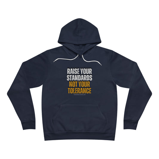 INSPIRED RAISE YOUR STANDARDS Unisex Sponge Fleece Pullover Hoodie