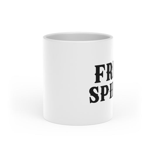 FREE SPIRIT Heart-Shaped Mug