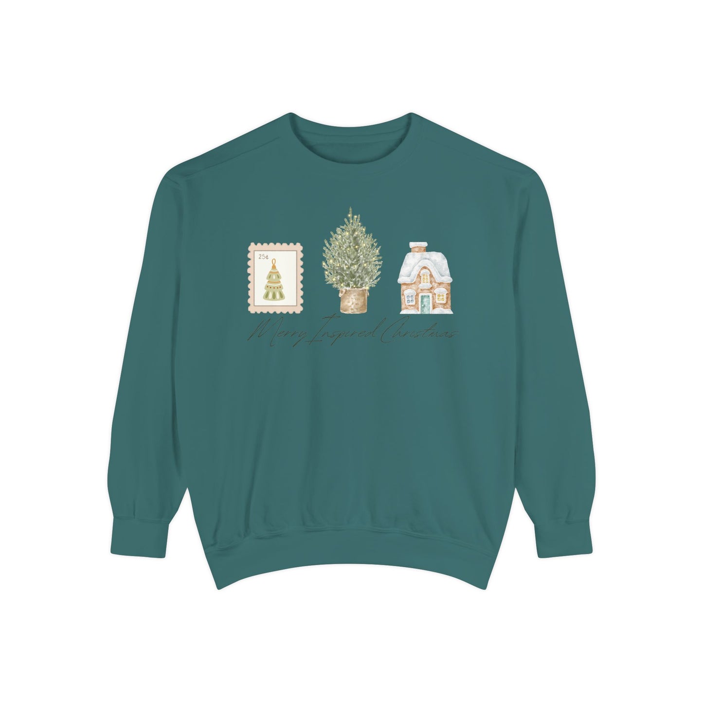 INSPIRED SPECIAL CHRISTMAS EDITION PC UNISEX Garment-Dyed Sweatshirt