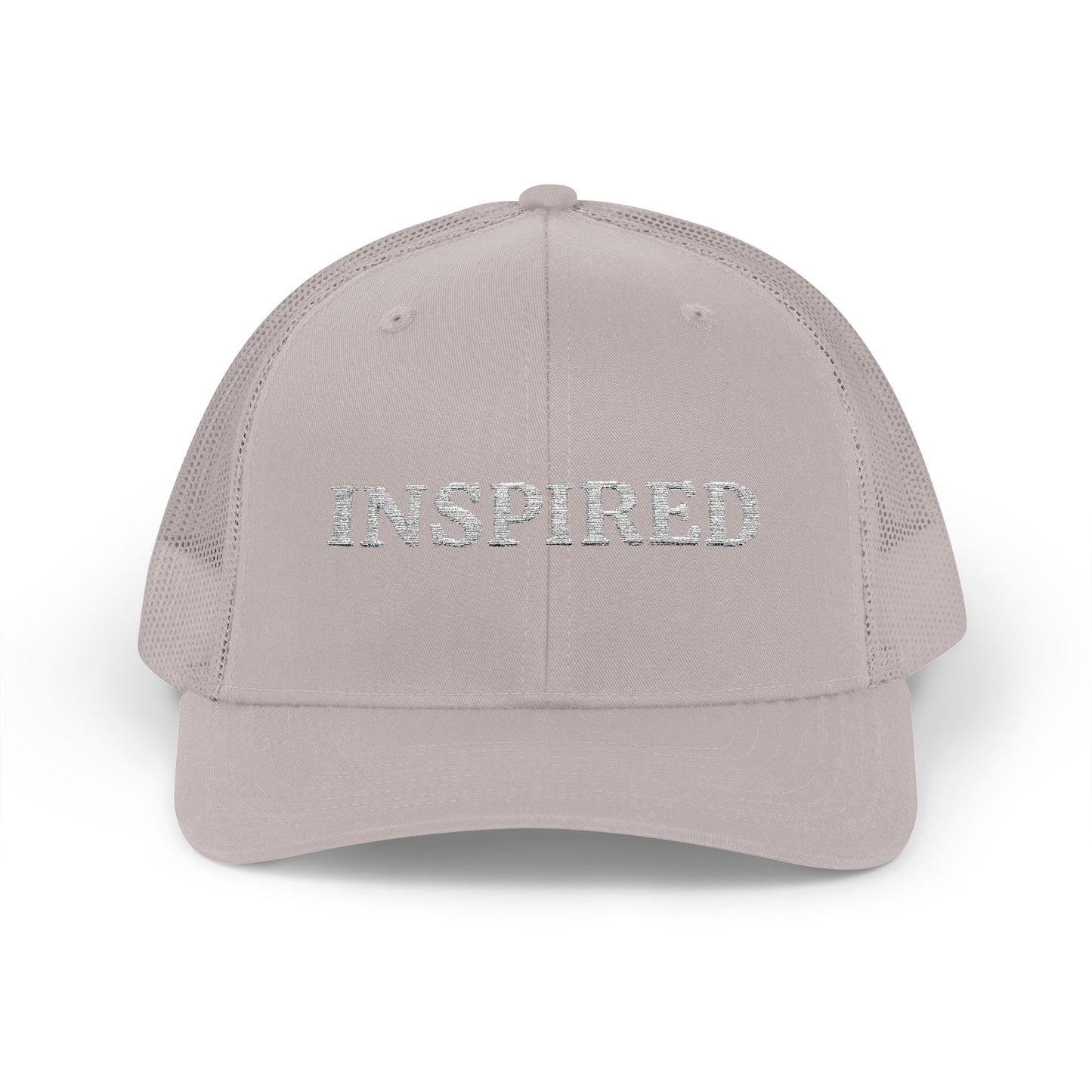Inspired Snapback Trucker Cap — Rhinestone 'INSPIRED' Mesh Hat